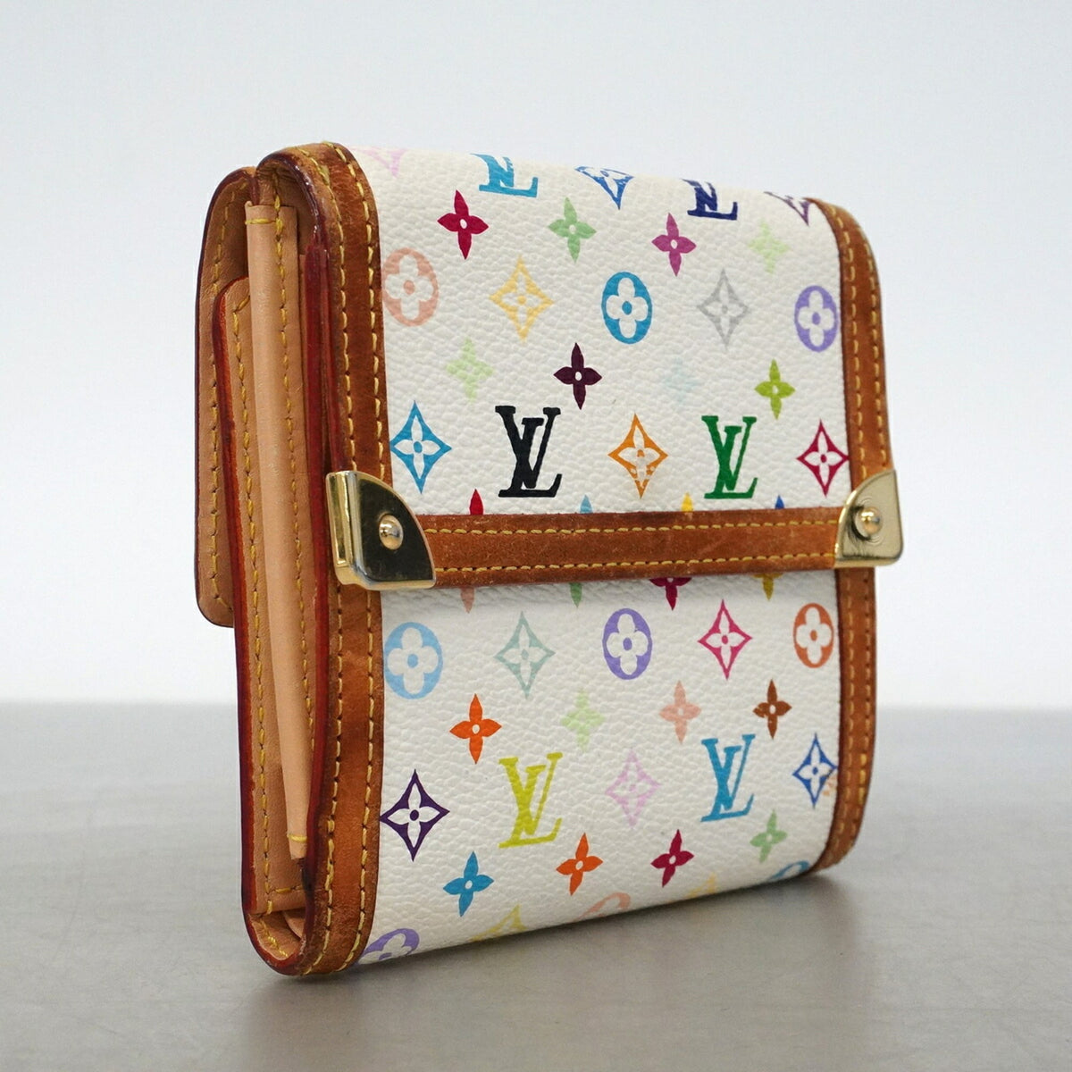Louis Vuitton Blanc Wallet (Tri-Fold) (Pre-Owned)