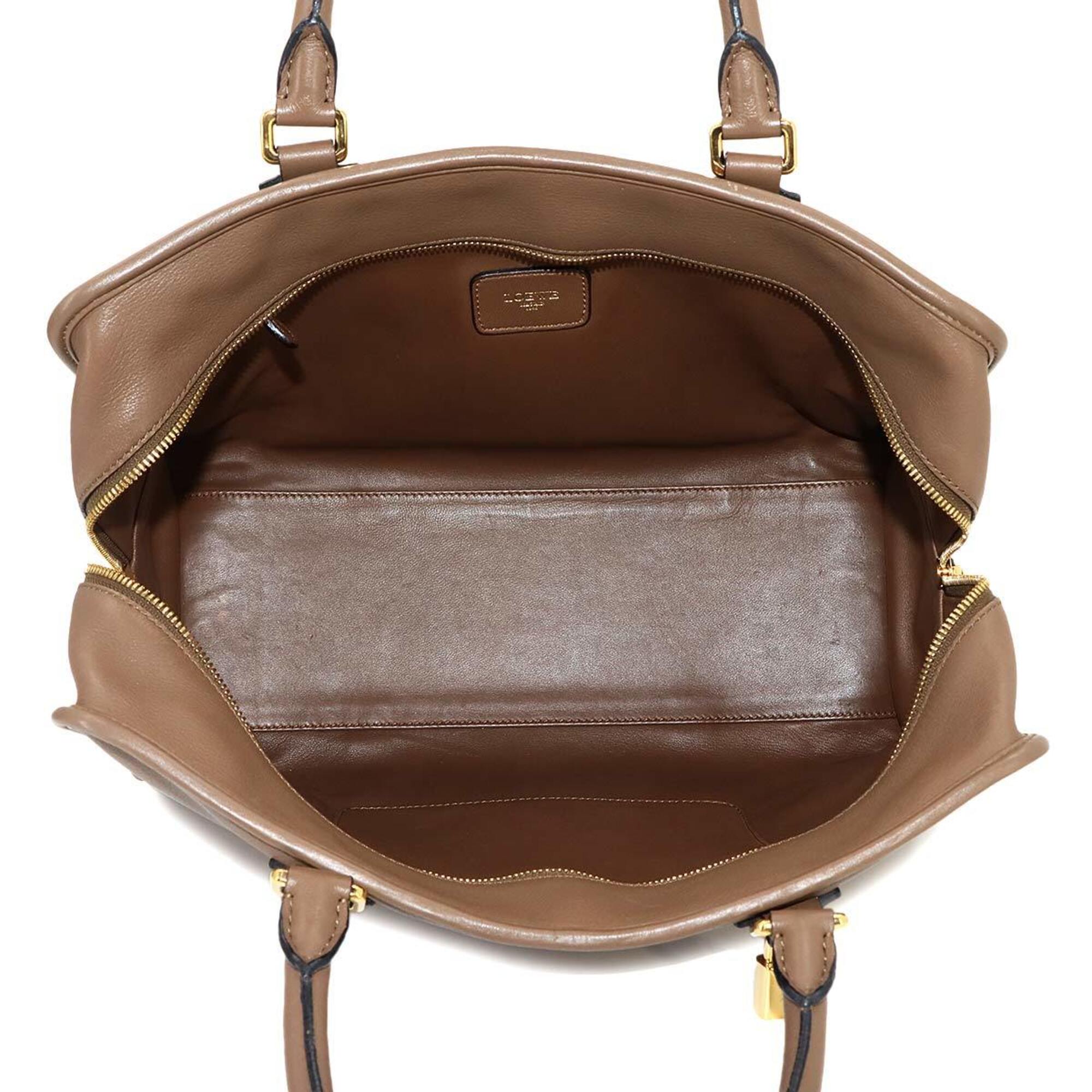 Loewe Brown Leather Handbag (Pre-Owned)