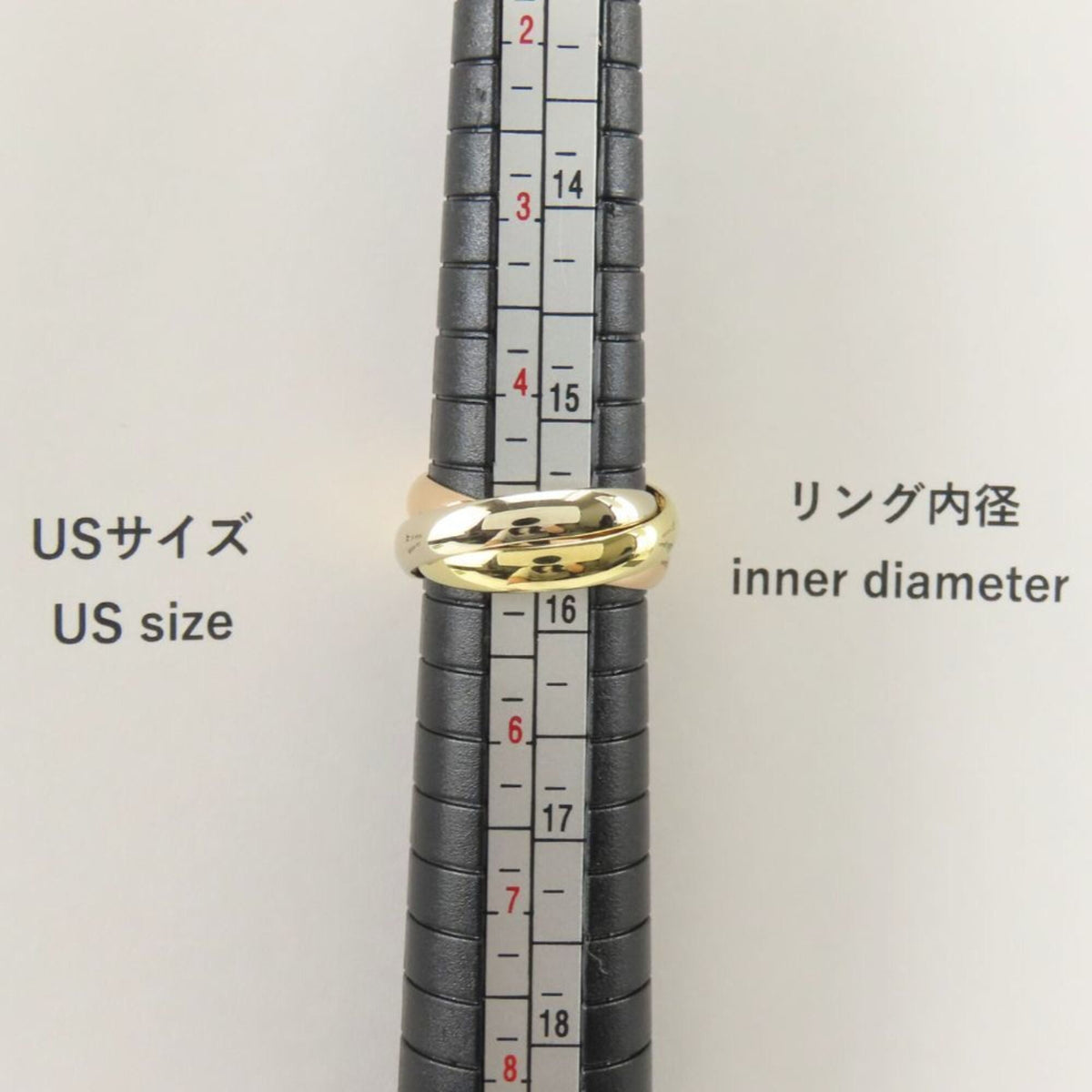 Cartier Gold Silver Pink Gold Yellow Gold (18K) Pink Gold (18K) White Gold (18K) Band Ring (Pre-Owned)