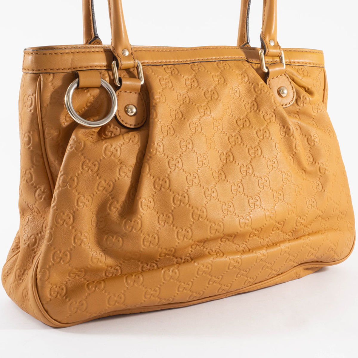 Gucci Brown Leather Handbag (Pre-Owned)