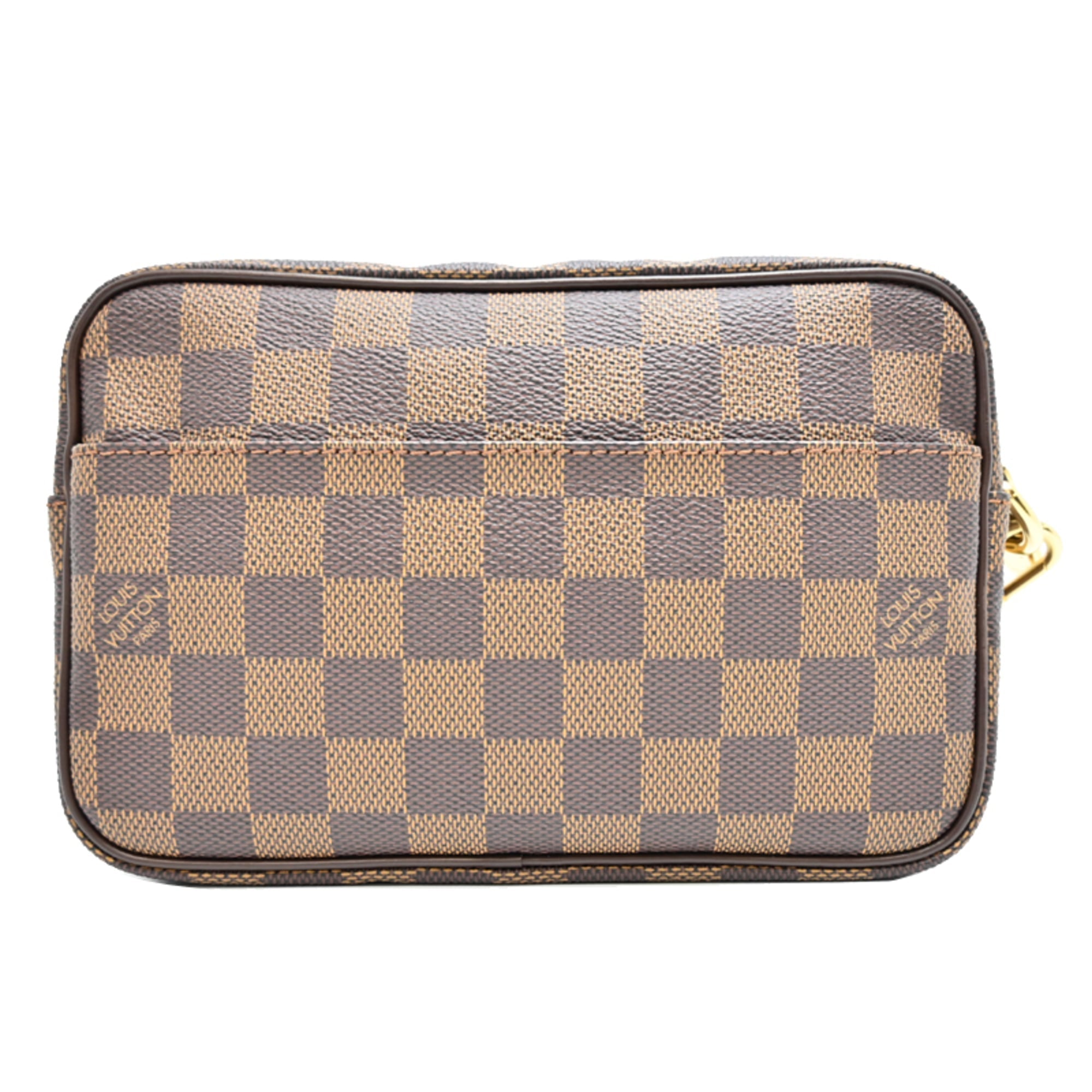 Louis Vuitton Brown Damier Canvas Pochette Shoulder Bag (Pre-Owned)