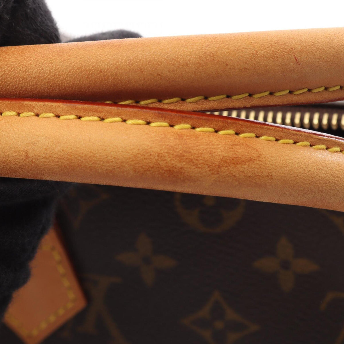 Louis Vuitton Brown Monogram Leather Handbag (Pre-Owned)