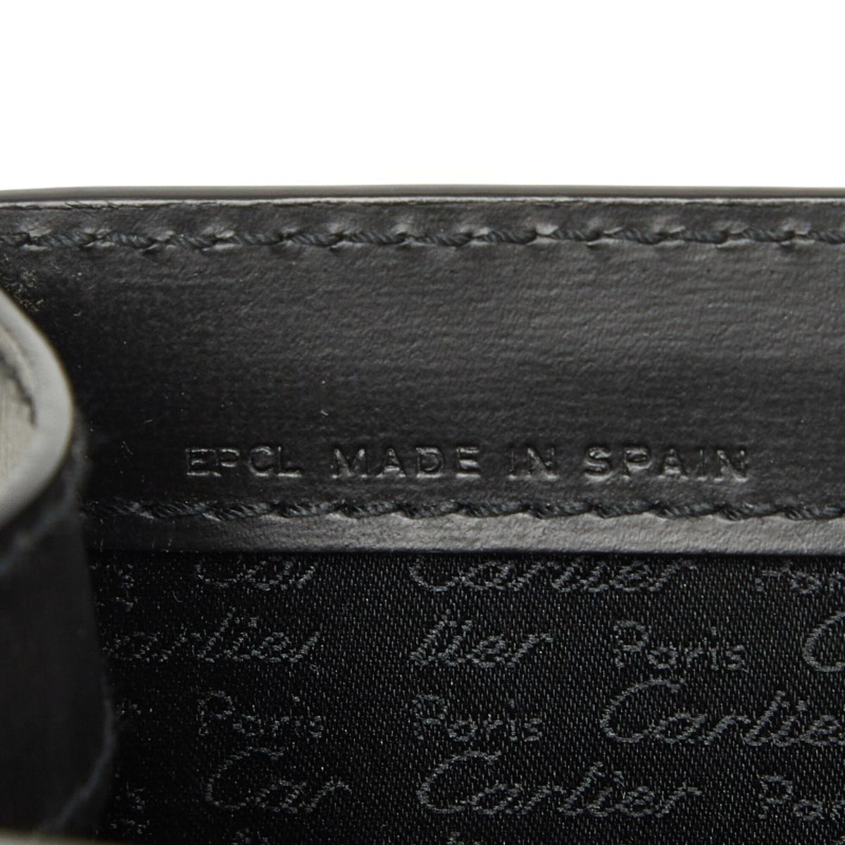 Cartier Black Leather Clutch Bag (Pre-Owned)