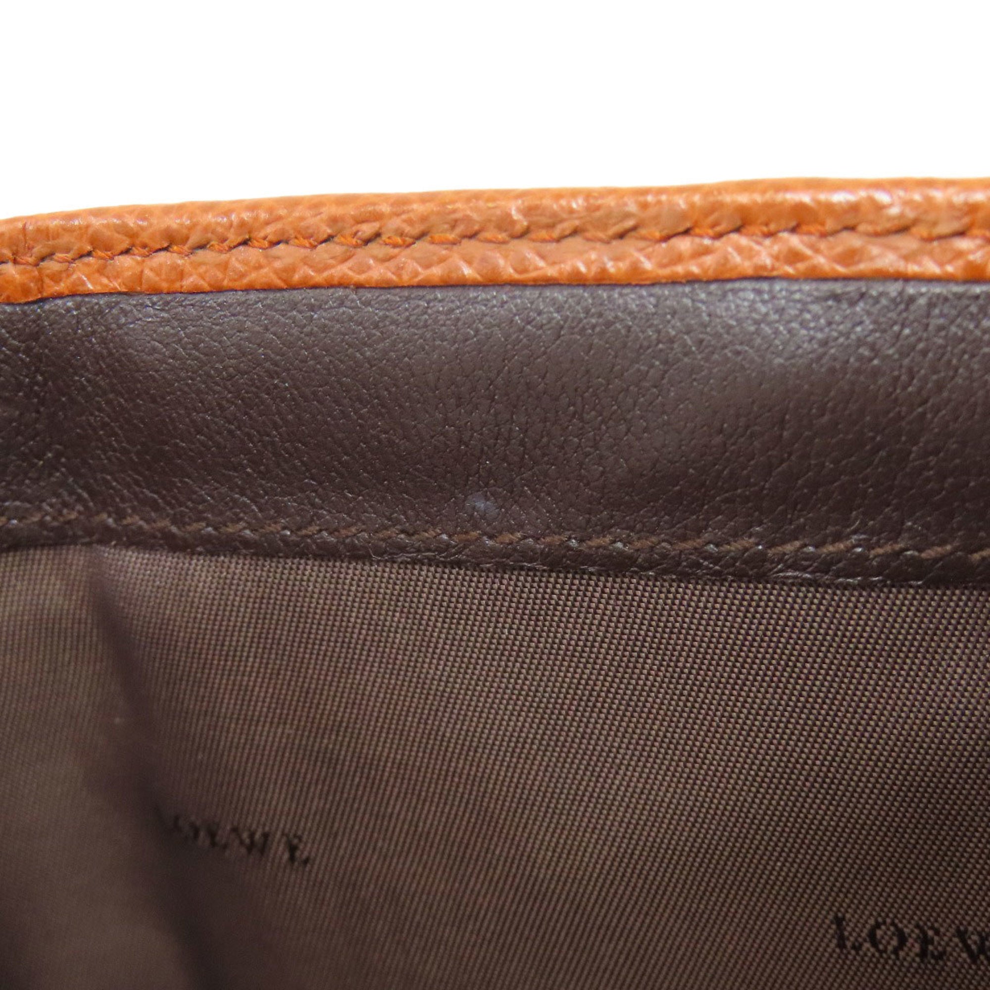 Loewe Brown Leather Wallet (Bi-Fold) (Pre-Owned)