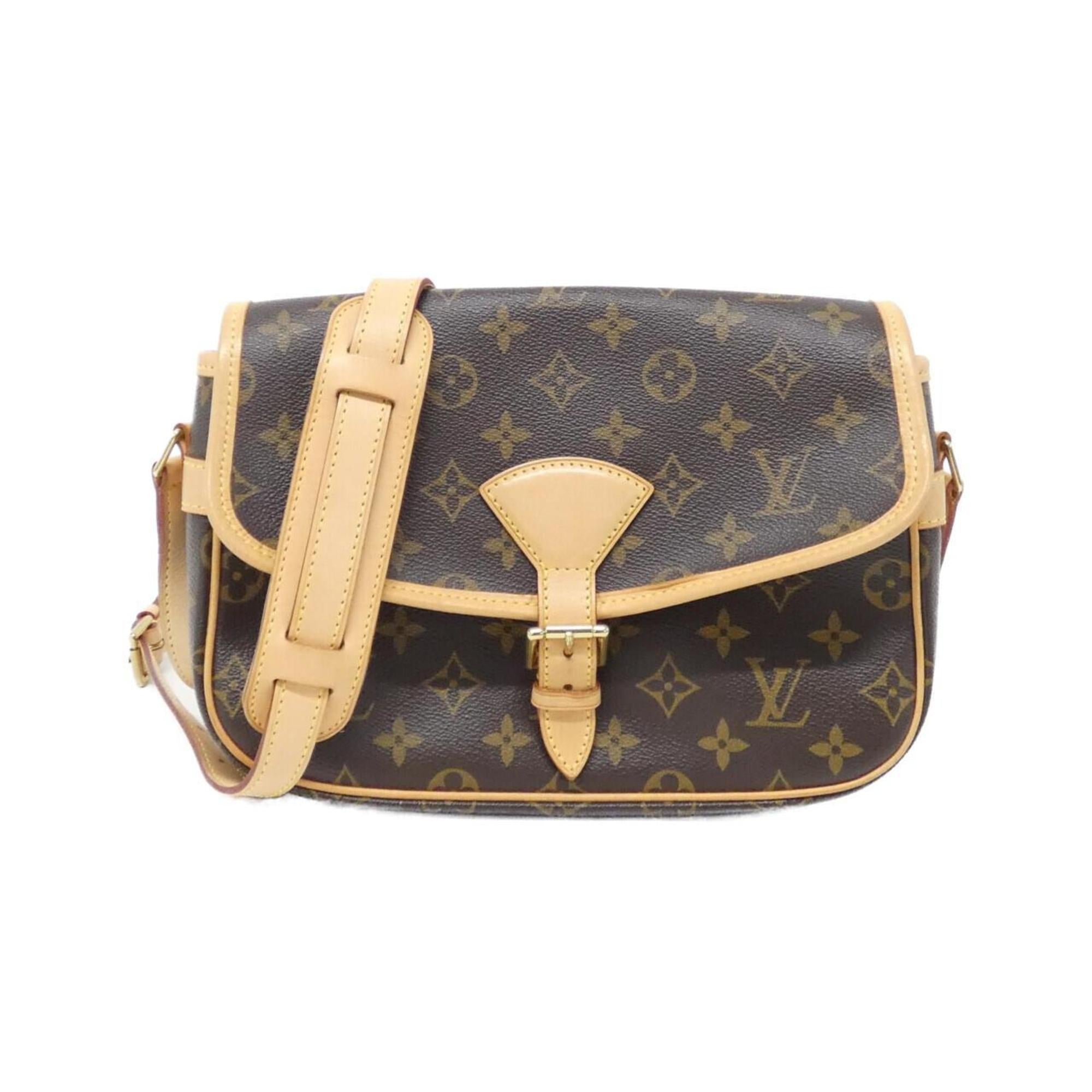 Louis Vuitton Marron Coated Canvas Shoulder Bag (Pre-Owned)