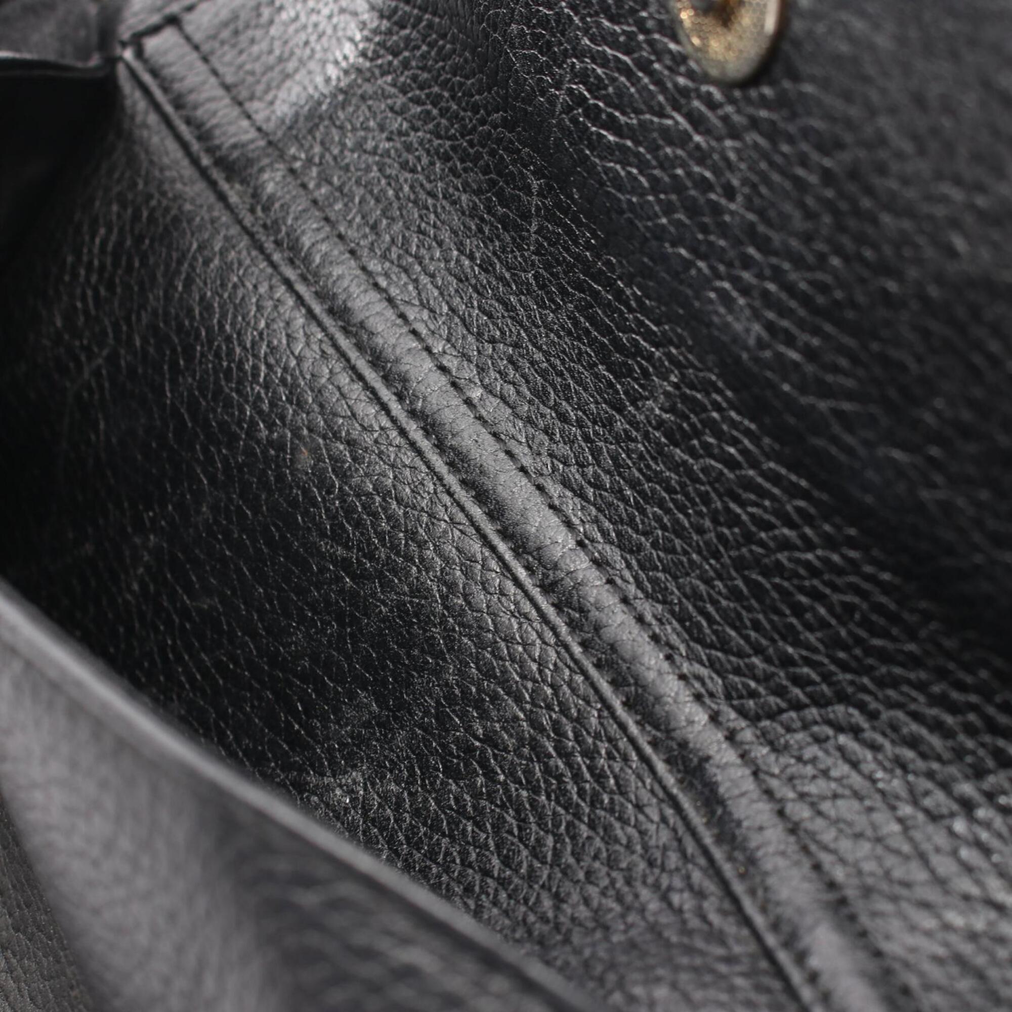Mcm Black Leather Backpack Handbag (Pre-Owned)