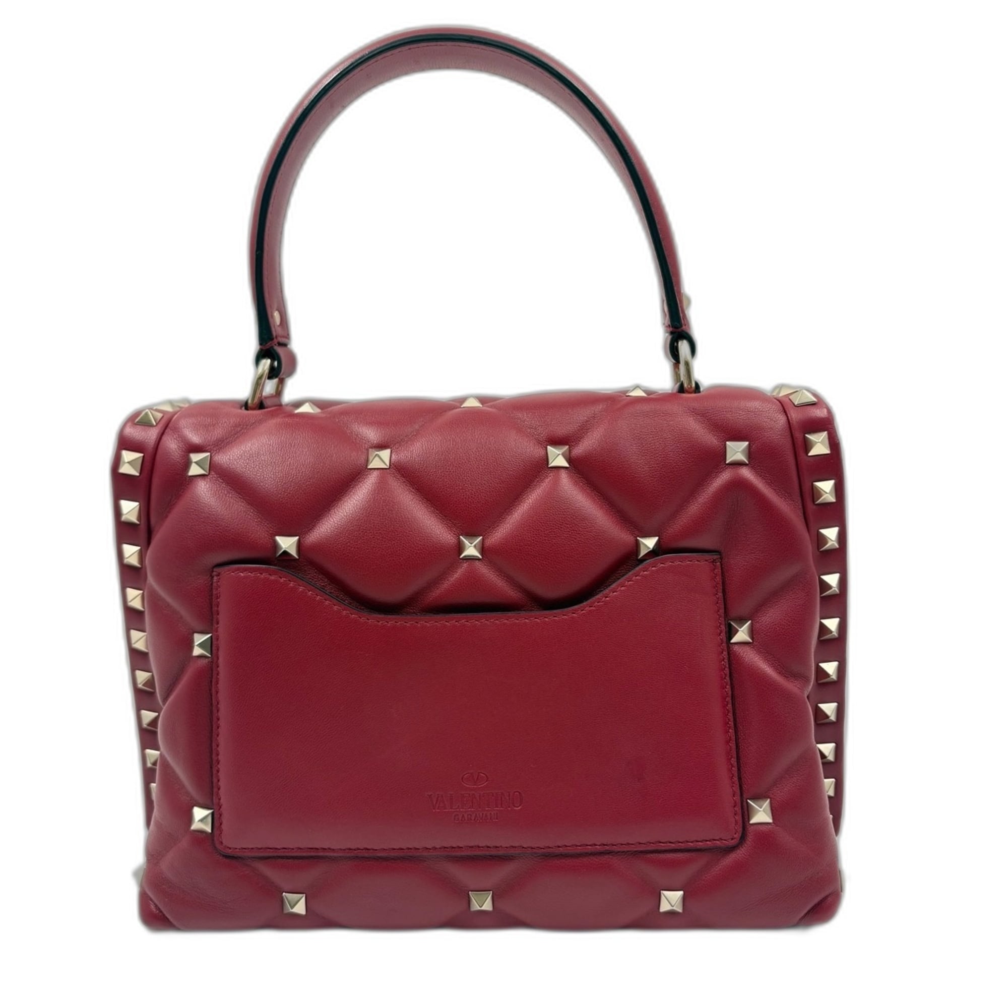 Valentino Red Color Handbag Shoulder Bag (Pre-Owned)