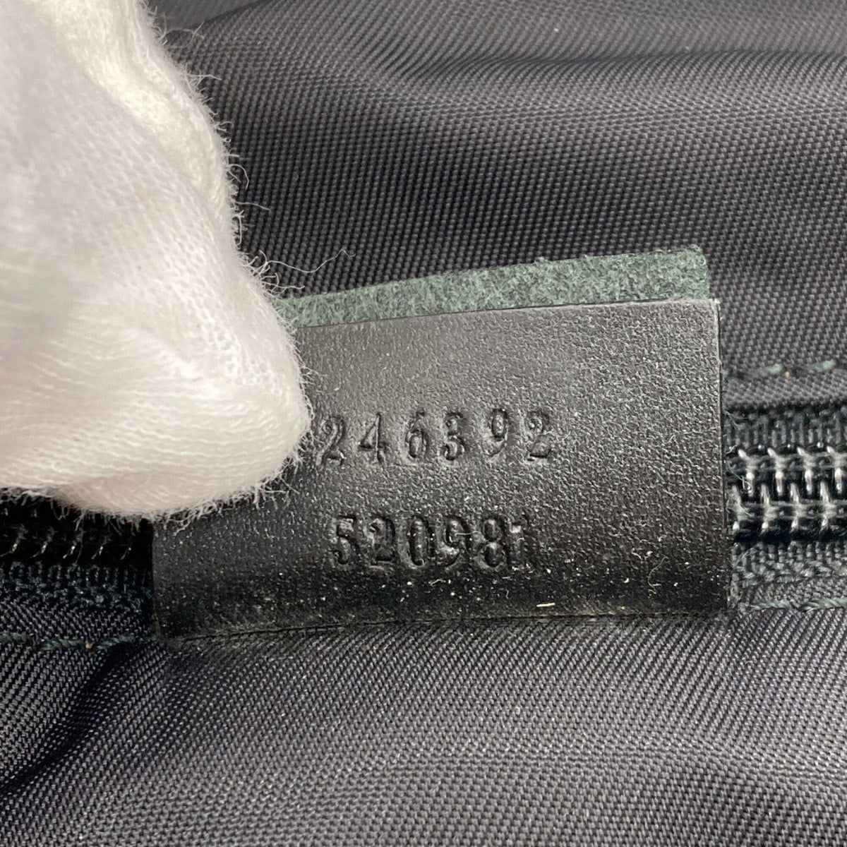 Gucci Black Canvas Boston Bag (Pre-Owned)