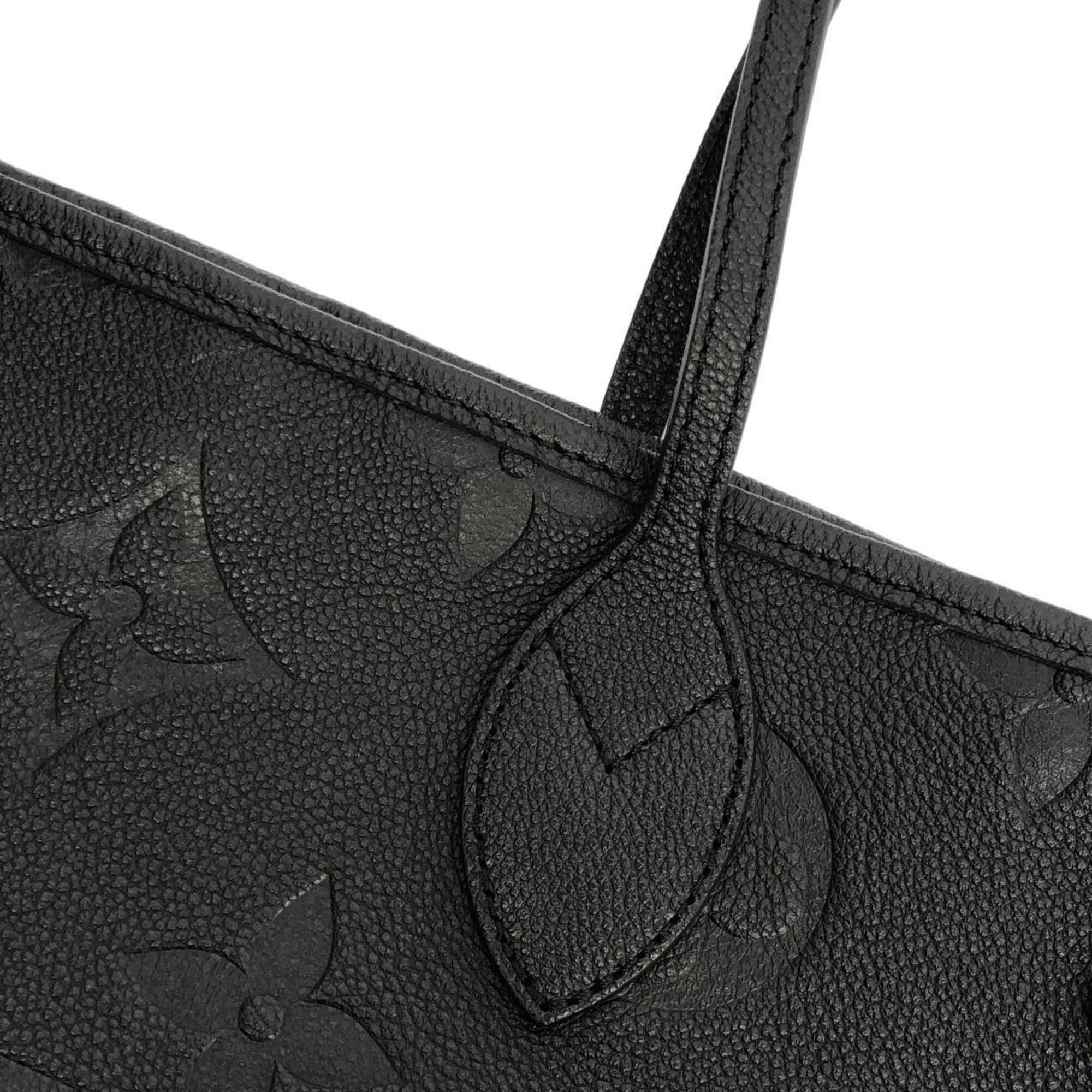 Louis Vuitton Black Leather Handbag Pouch (Pre-Owned)