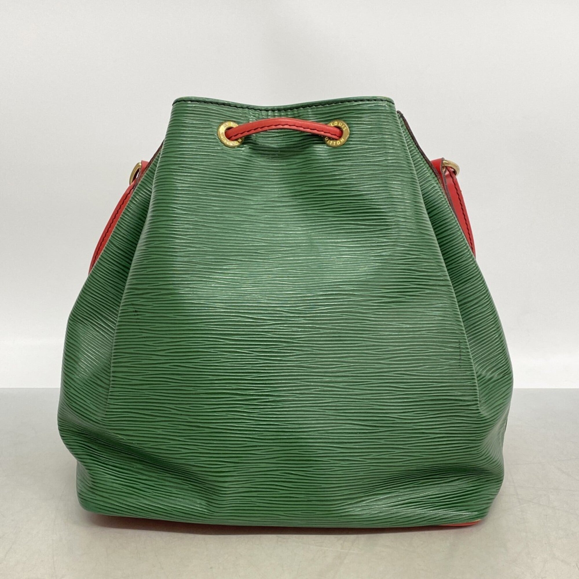 Louis Vuitton Borneo Green Castilian Red Shoulder Bag (Pre-Owned)