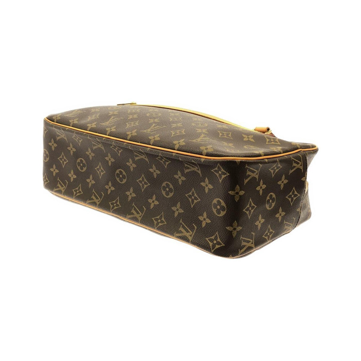 Louis Vuitton Marron Coated Canvas Shoulder Bag (Pre-Owned)