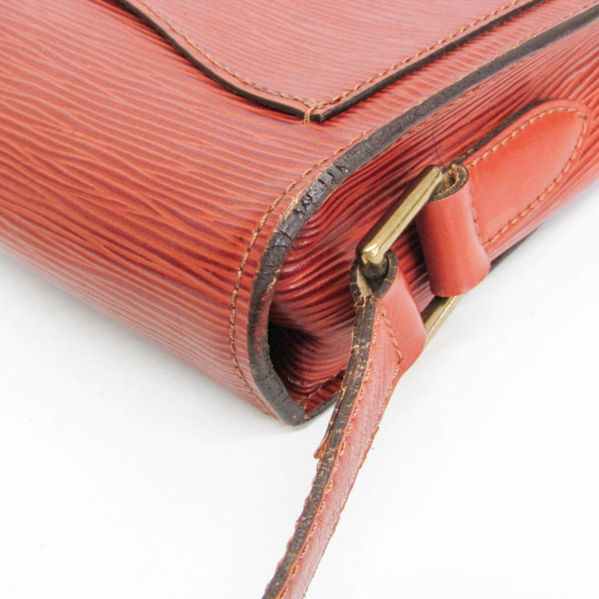 Louis Vuitton Epi Kenyan Brown Epi Leather Shoulder Bag (Pre-Owned)