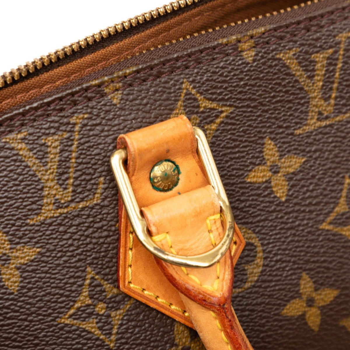 Louis Vuitton Brown Pvc Leather Handbag (Pre-Owned)