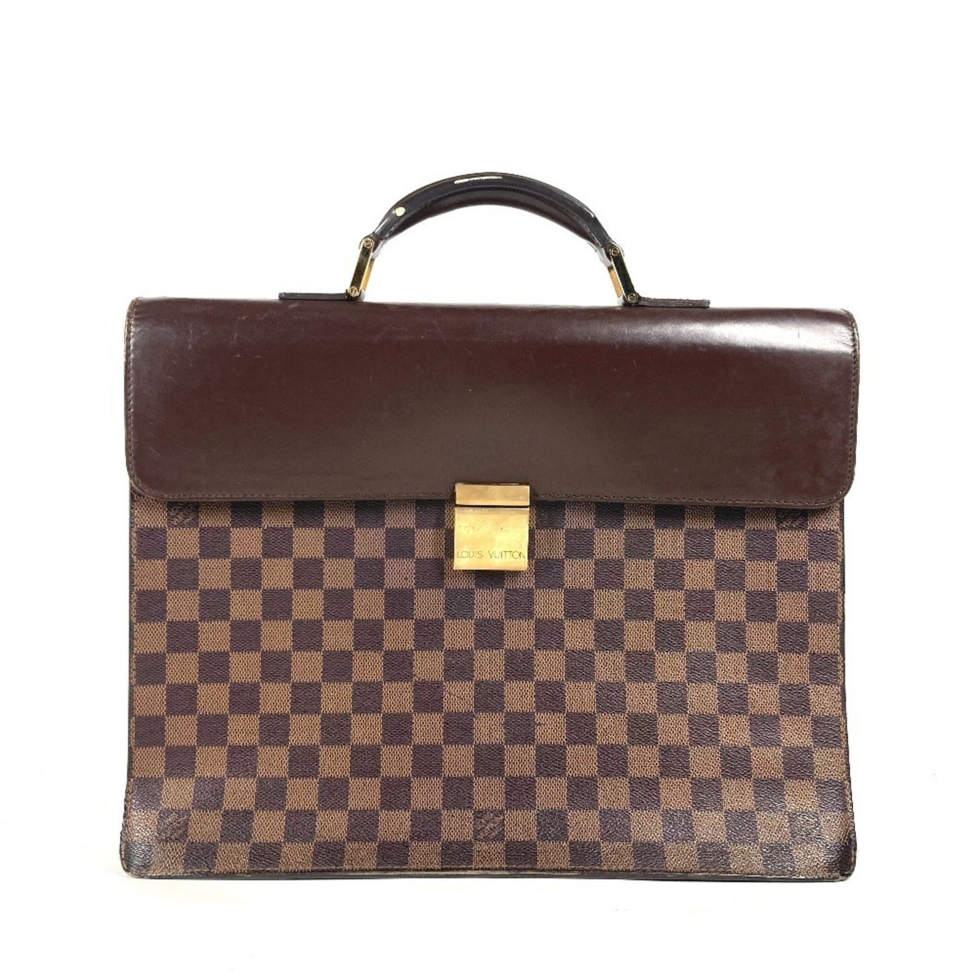 Louis Vuitton Brown Ebene Damier Canvas Briefcase (Pre-Owned)