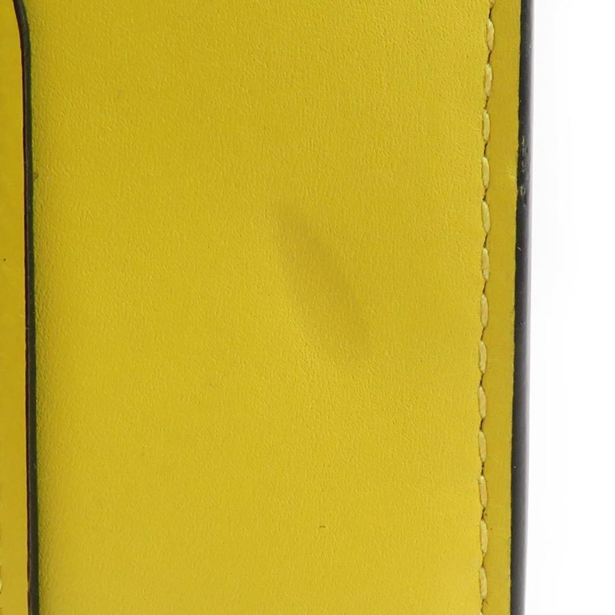 Bvlgari Pink Yellow Leather Long Wallet (Bi-Fold) (Pre-Owned)