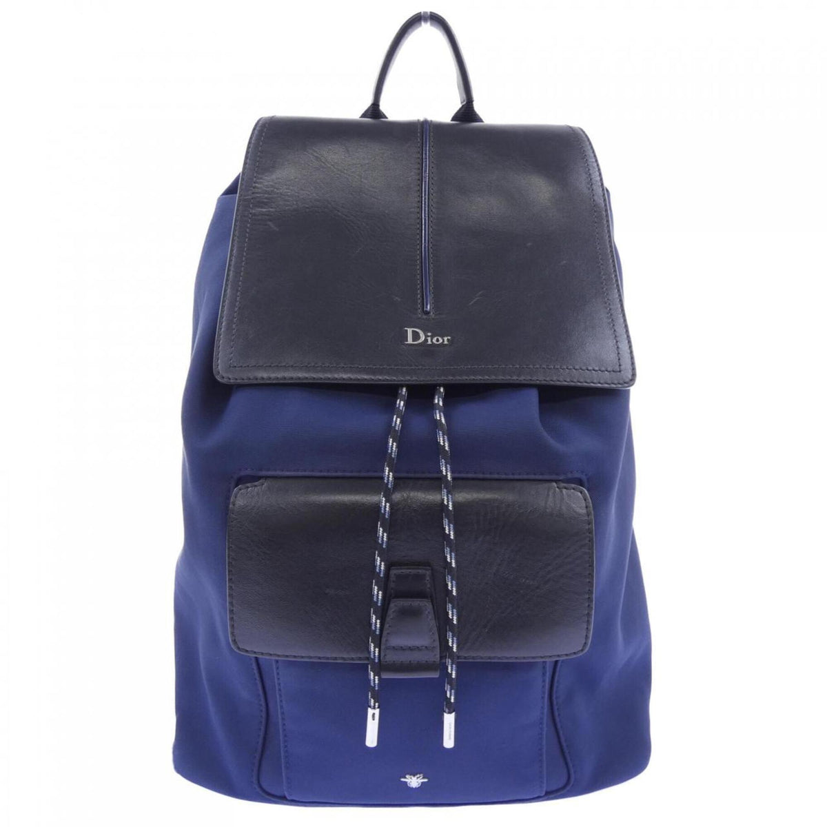 Christian Dior Black Navy Backpack (Pre-Owned)