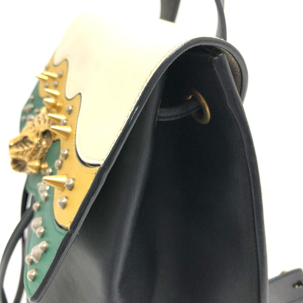 Gucci Black Leather Backpack (Pre-Owned)