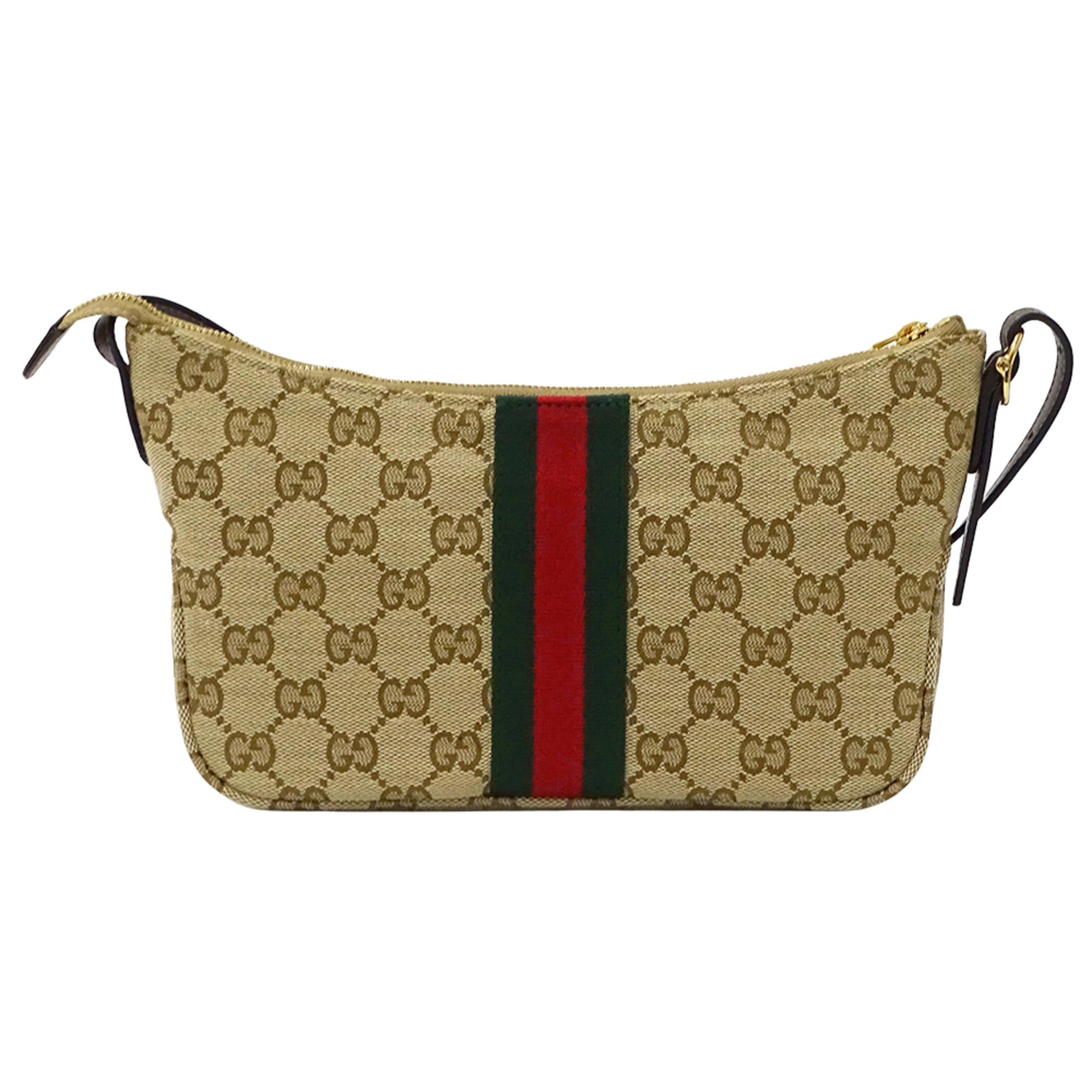 Gucci Beige Brown Gg Supreme Canvas Handbag Shoulder Bag (Pre-Owned)