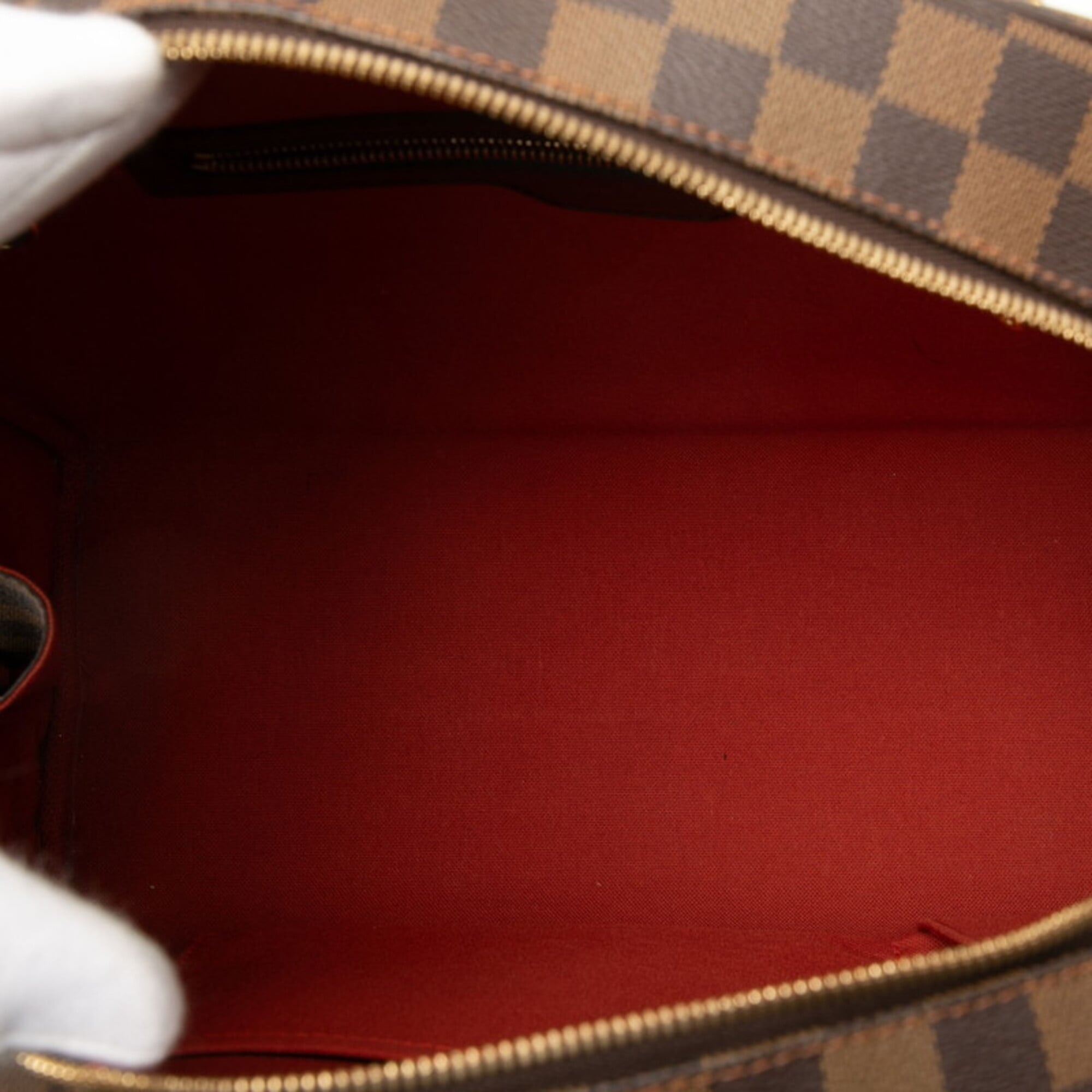 Louis Vuitton Brown Pvc Leather Handbag (Pre-Owned)