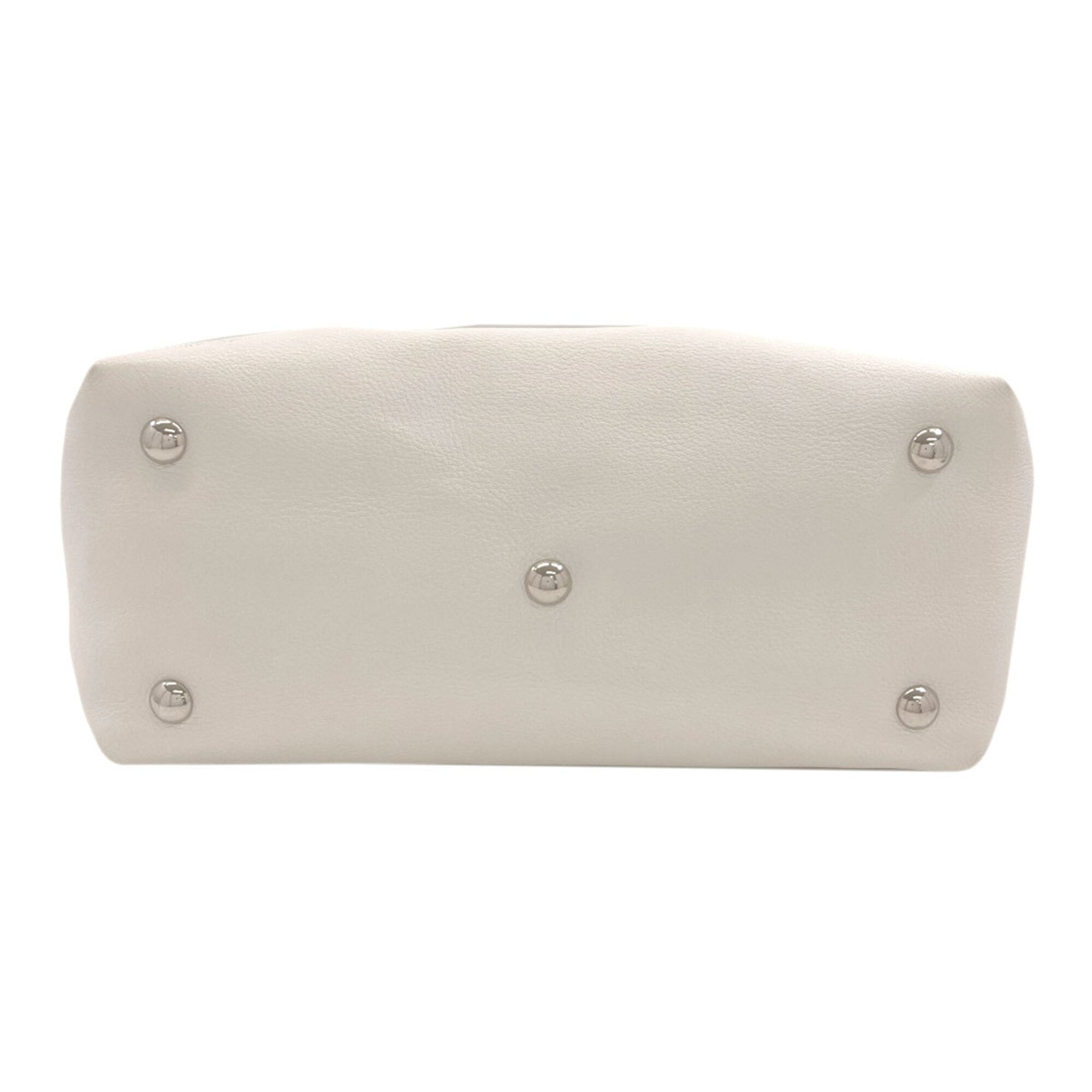 Gucci White Canvas Tote Bag (Pre-Owned)