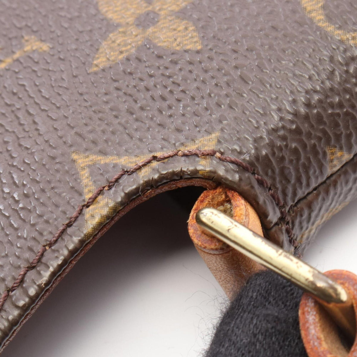 Louis Vuitton Brown Pvc Leather Handbag Shoulder Bag (Pre-Owned)
