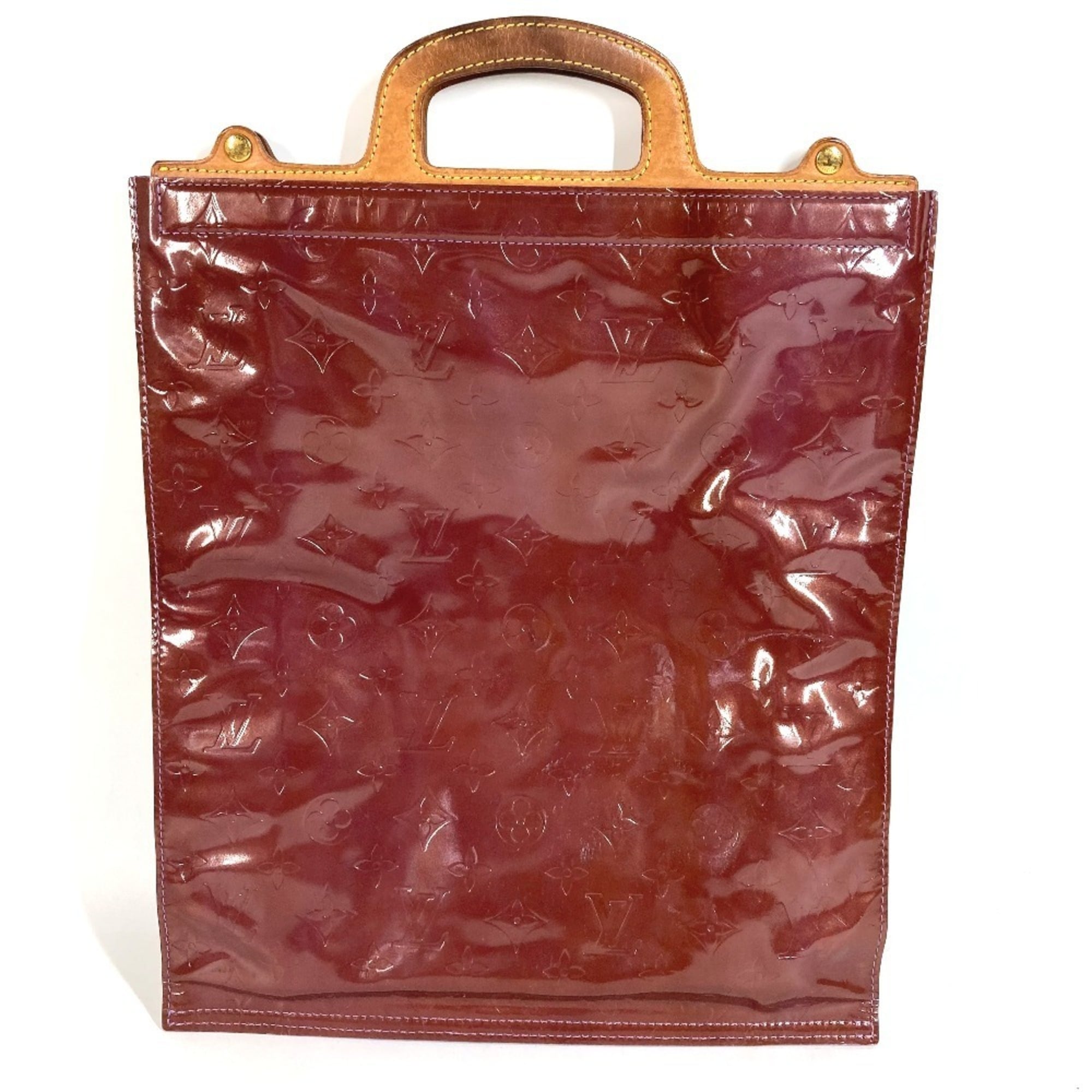 Louis Vuitton Purple Violet Monogram Vernis Clutch Bag Handbag (Pre-Owned)