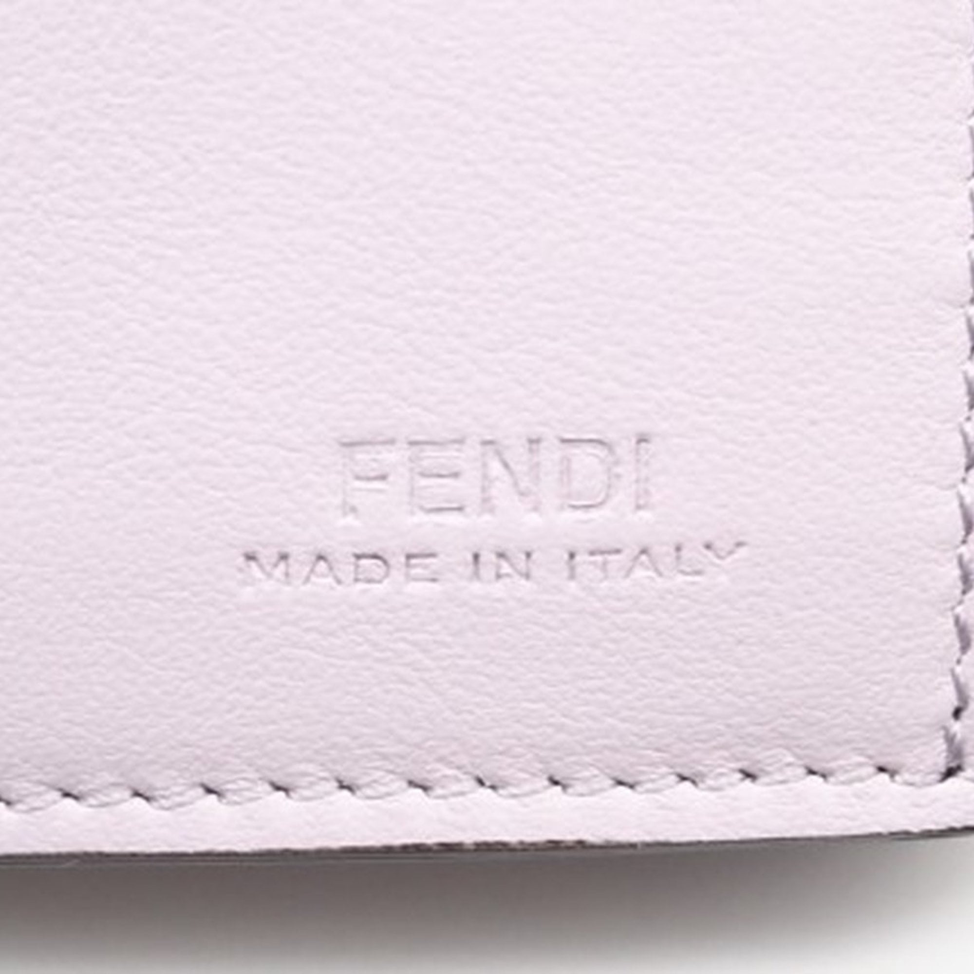Fendi Pink Leather Wallet (Bi-Fold) (Pre-Owned)