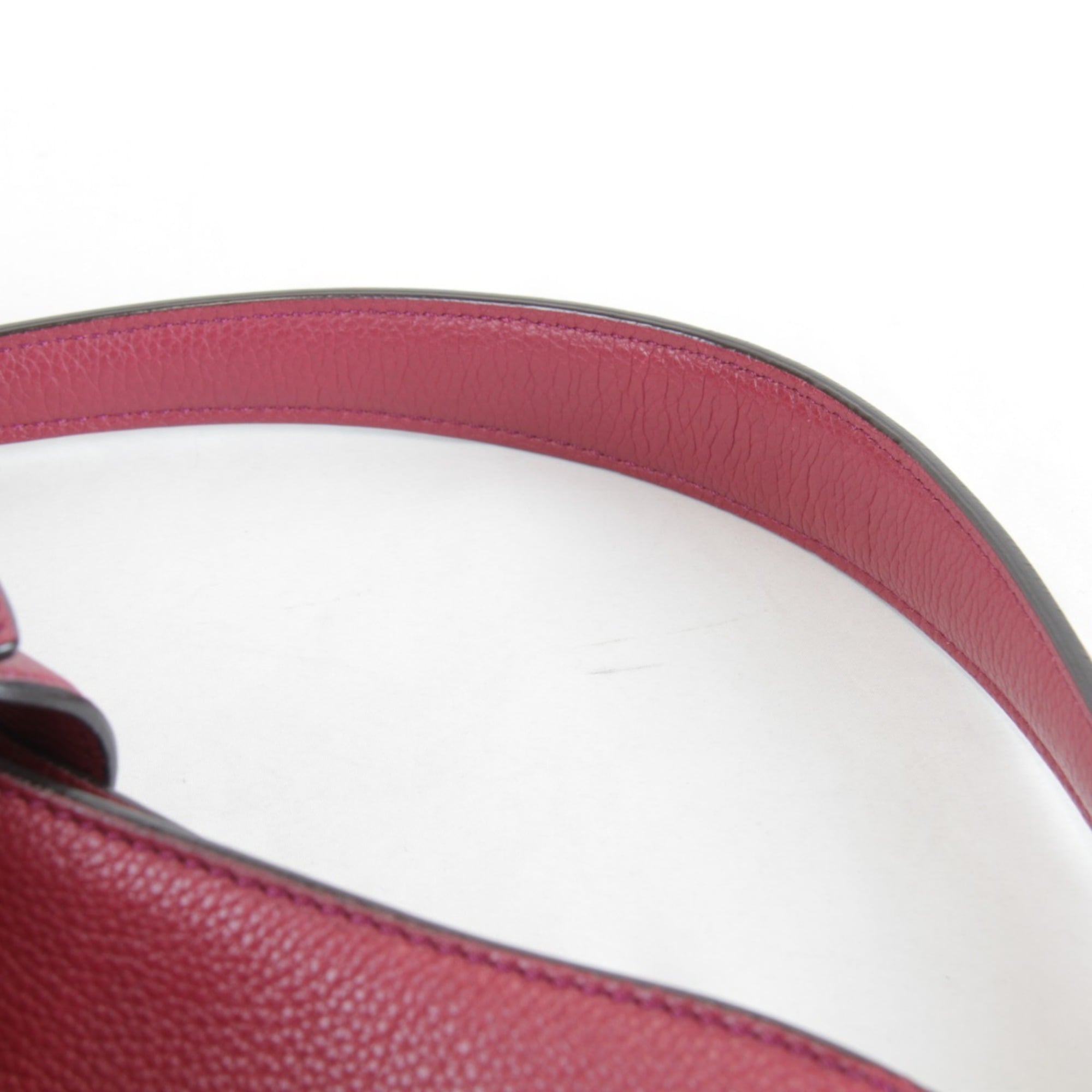 Fendi Pink Leather Shoulder Bag (Pre-Owned)