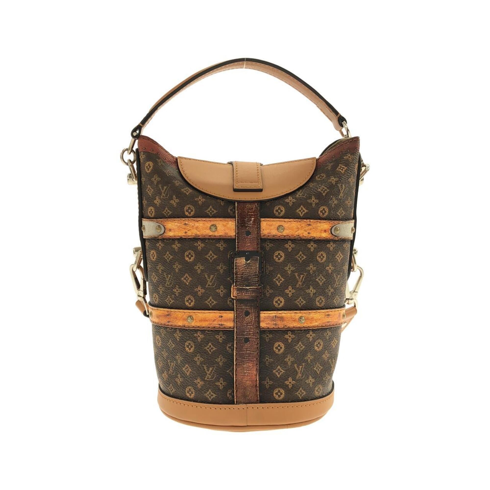 Louis Vuitton Marron Coated Canvas Handbag (Pre-Owned)