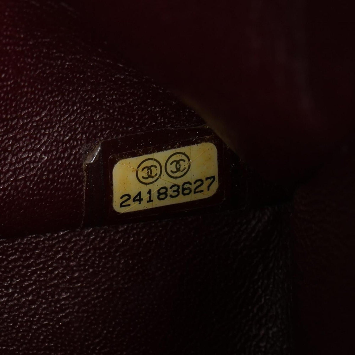 Chanel Black Grained Calfskin Handbag Shoulder Bag (Pre-Owned)
