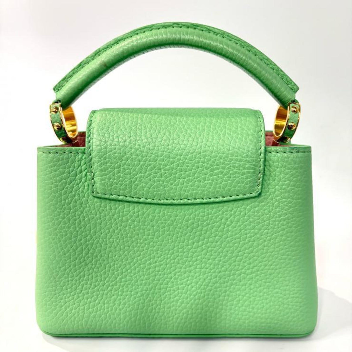 Louis Vuitton Green Leather Handbag (Pre-Owned)