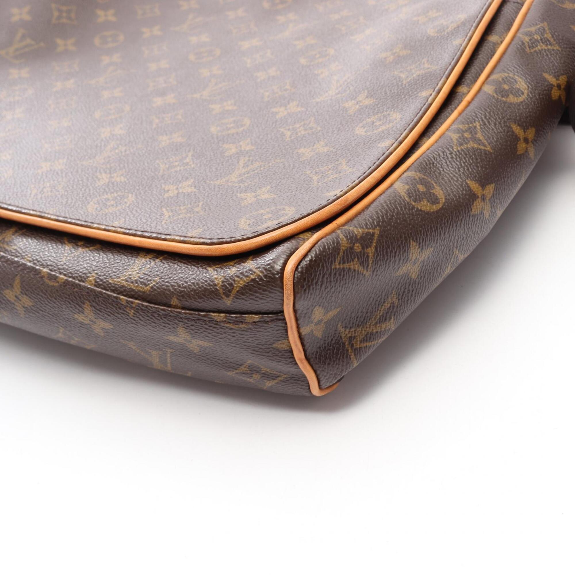 Louis Vuitton Brown Monogram Coated Canvas Handbag Shoulder Bag (Pre-Owned)