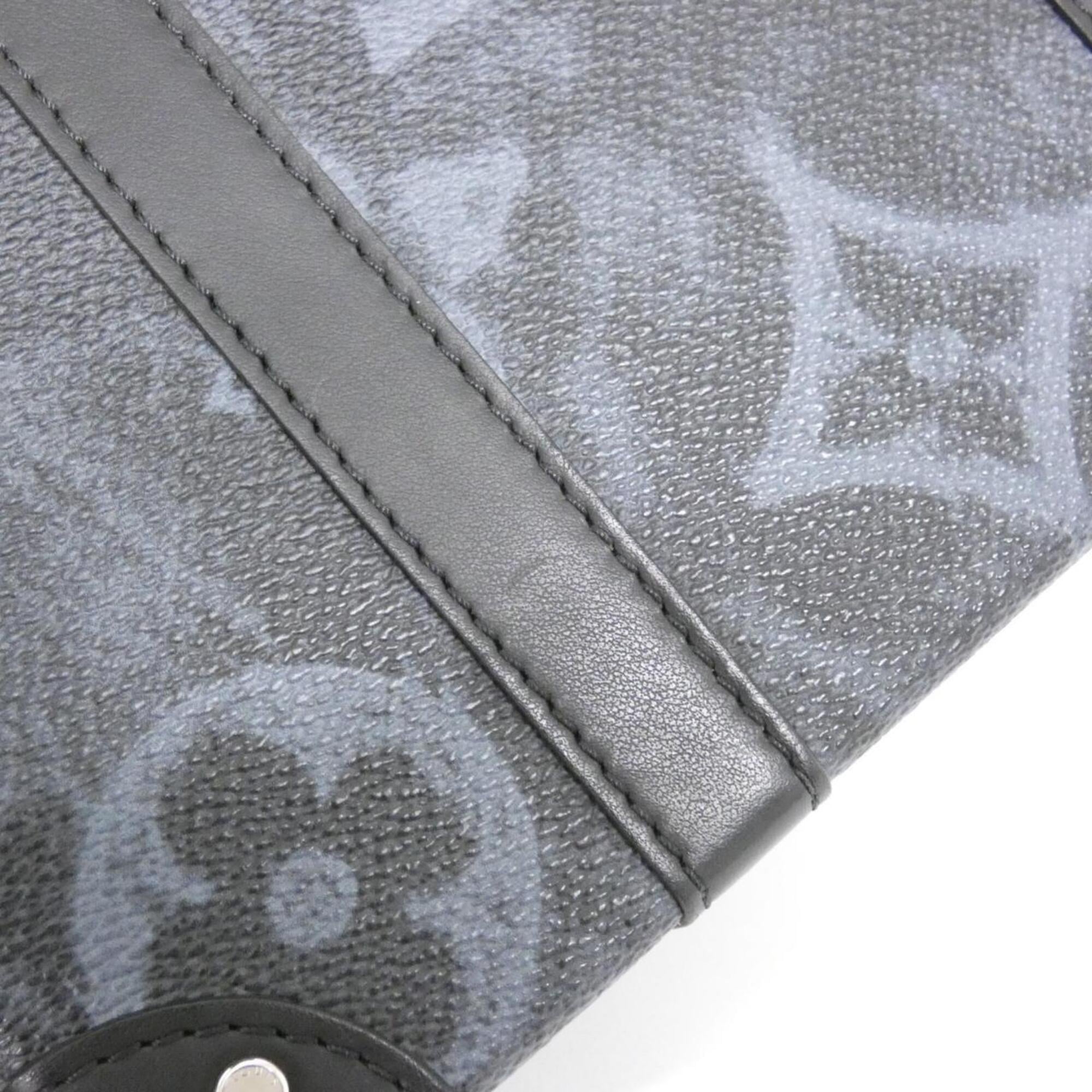 Louis Vuitton Black Noir Coated Canvas Shoulder Bag (Pre-Owned)