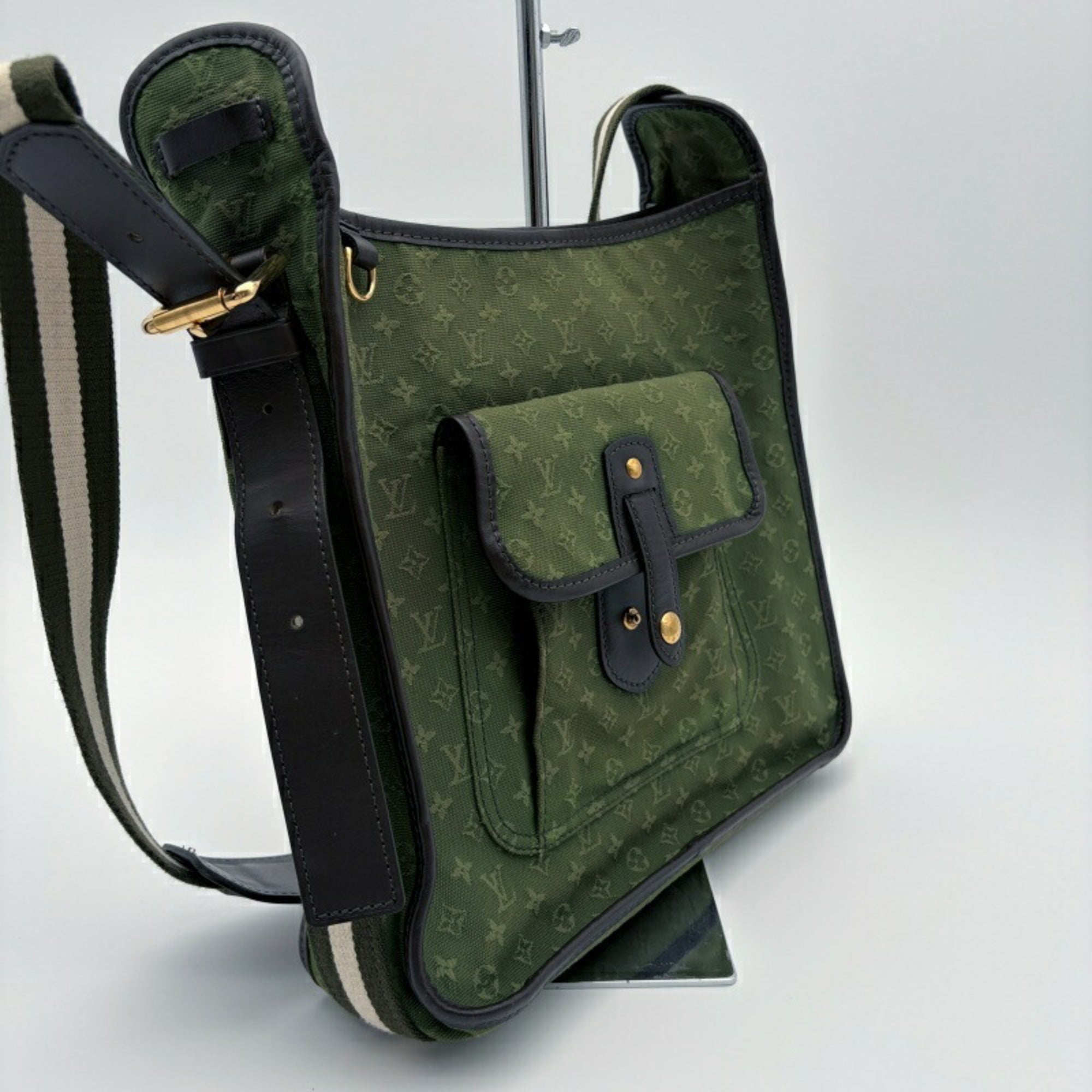 Louis Vuitton Khaki Monogram Mini Shoulder Bag (Pre-Owned)