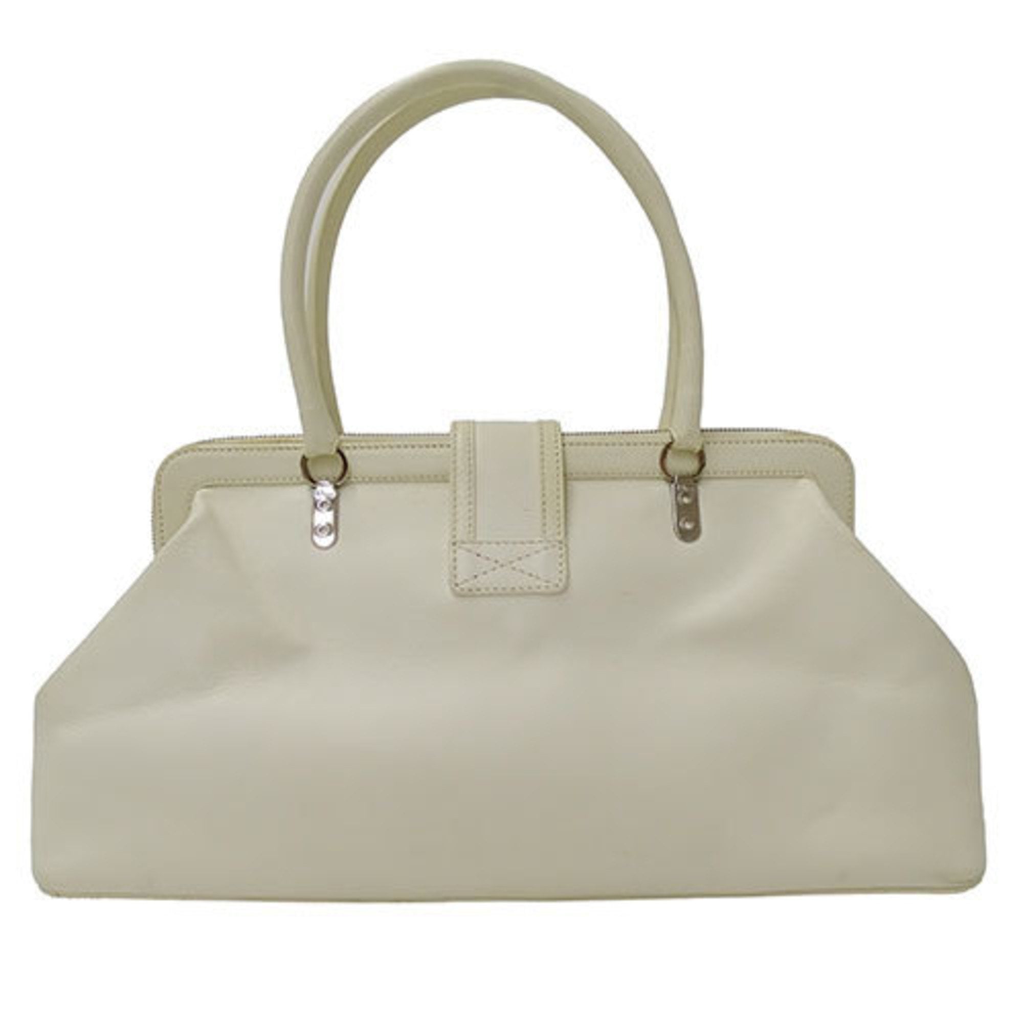Christian Dior White Leather Handbag (Pre-Owned)