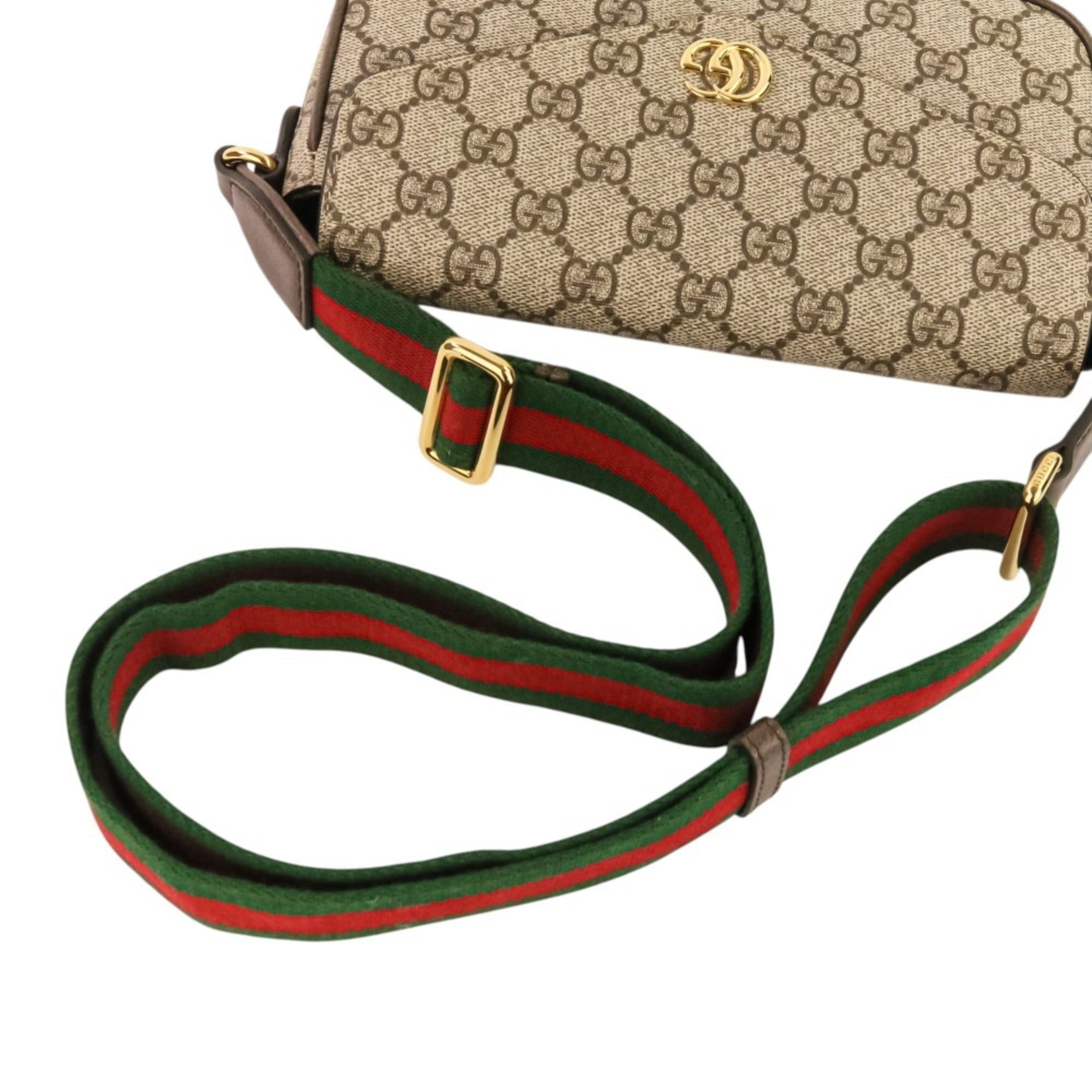 Gucci Brown Gg Supreme Shoulder Bag (Pre-Owned)