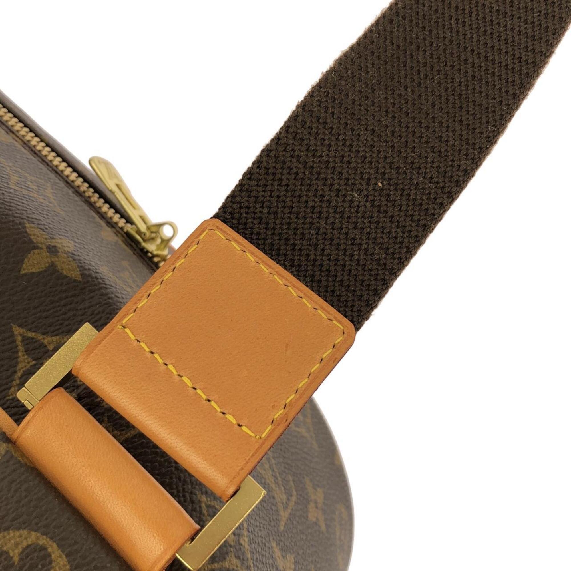 Louis Vuitton Marron Coated Canvas Shoulder Bag (Pre-Owned)
