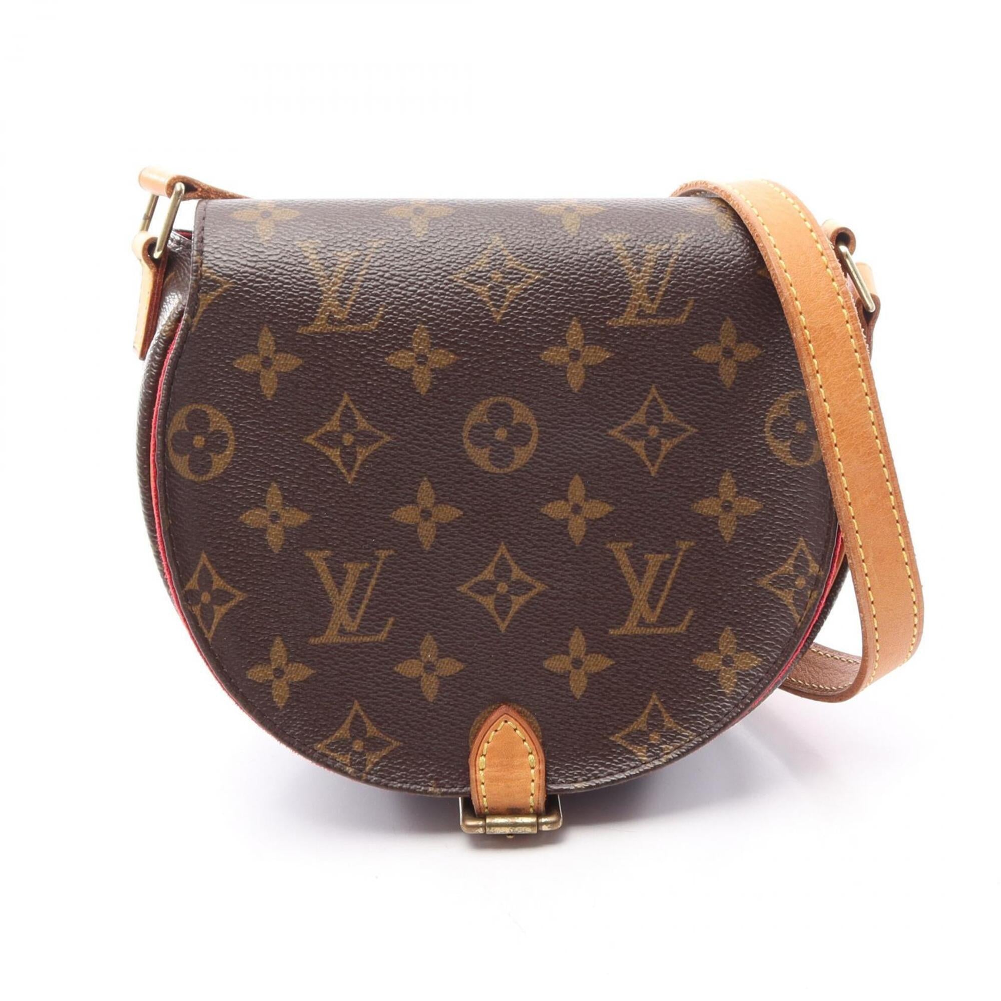 Louis Vuitton Brown Coated Canvas Pvc Monogram Leather Handbag Shoulder Bag (Pre-Owned)
