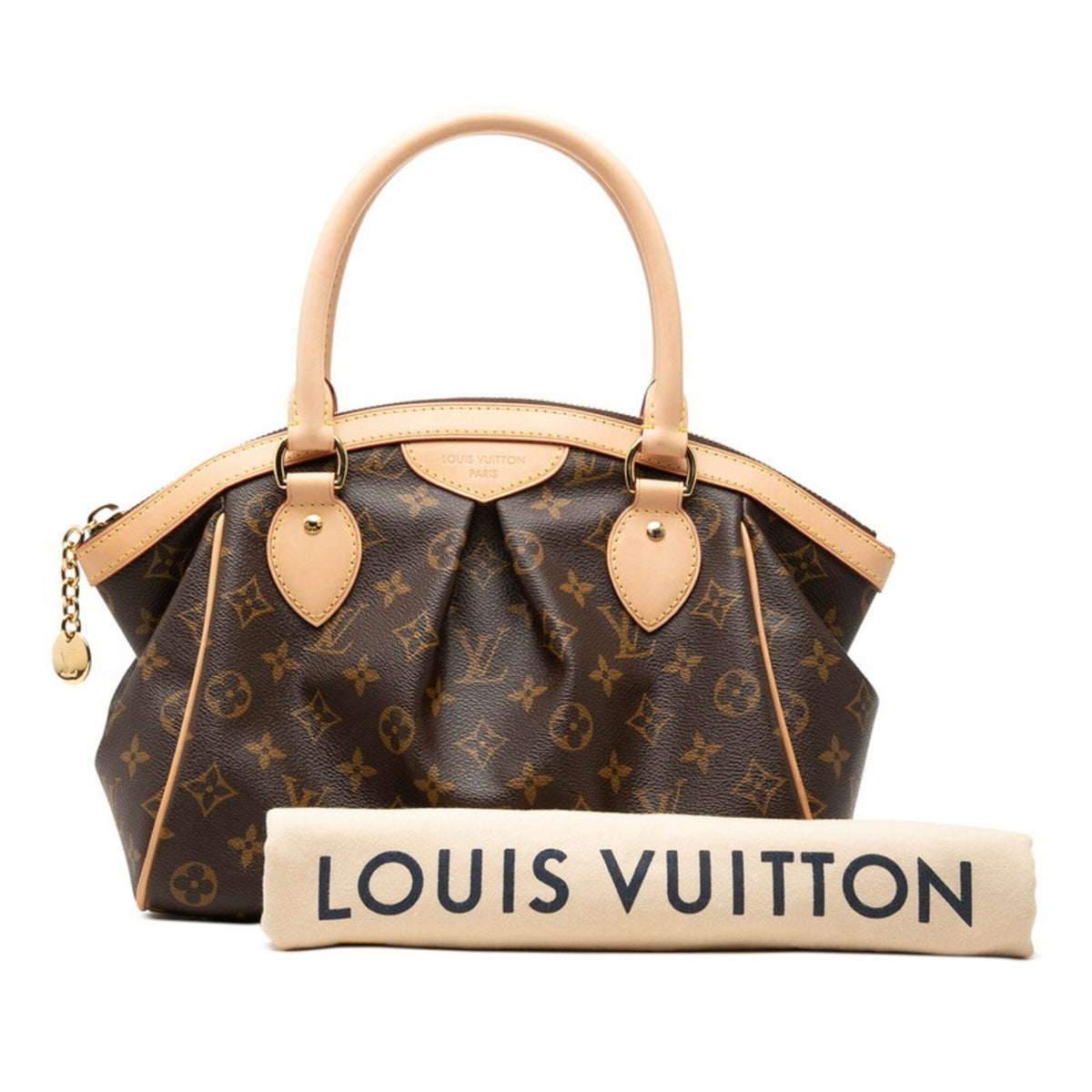 Louis Vuitton Brown Pvc Leather Handbag (Pre-Owned)