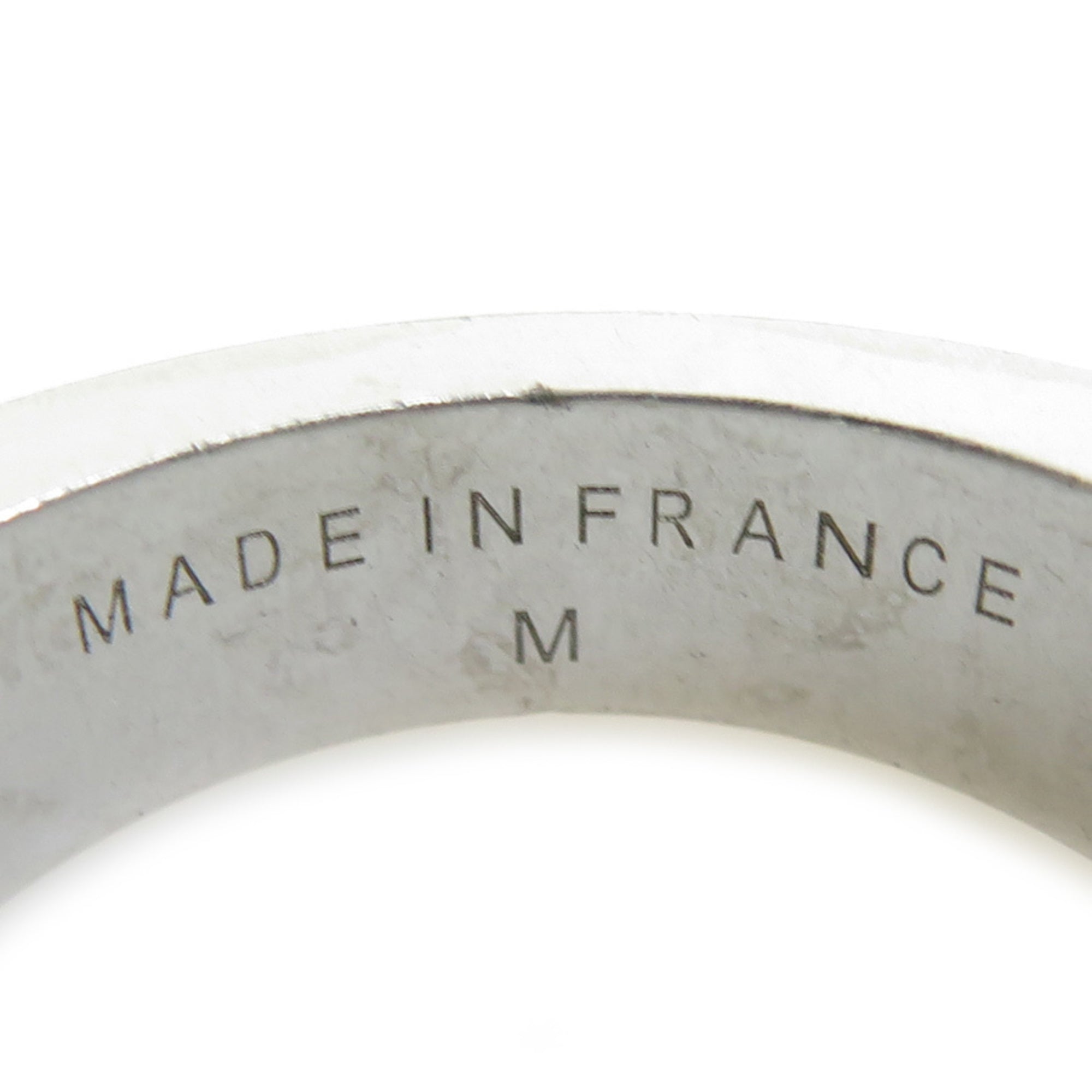 Louis Vuitton Silver Metal Band Ring (Pre-Owned)