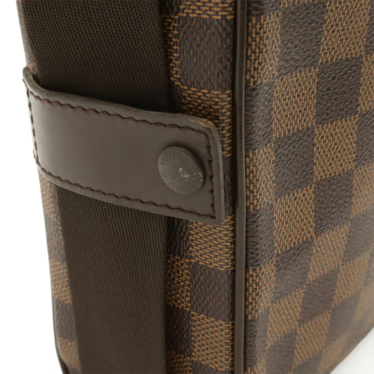 Louis Vuitton Brown Damier Canvas Pvc Pochette Shoulder Bag (Pre-Owned)