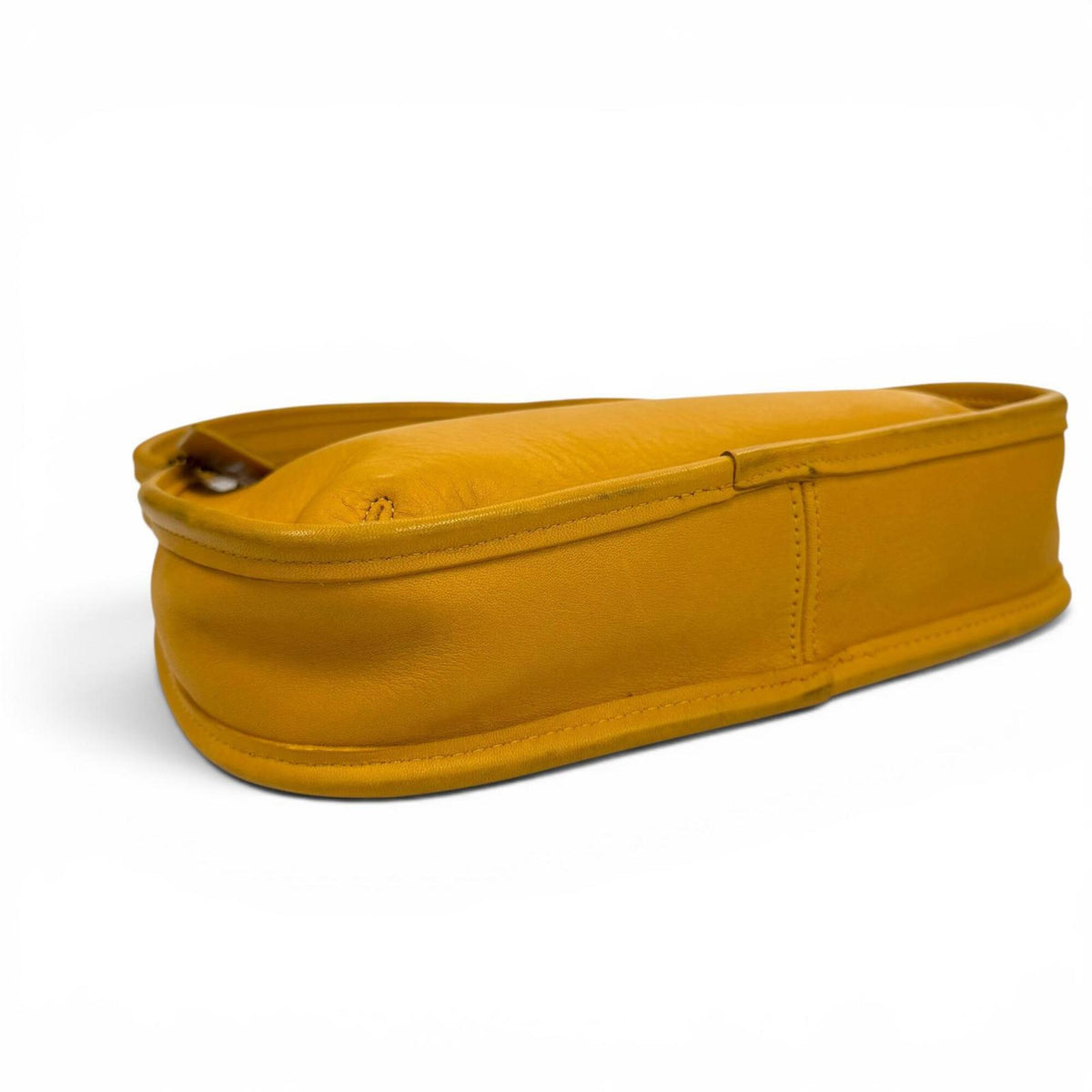 Coach Mustard Leather Shoulder Bag (Pre-Owned)