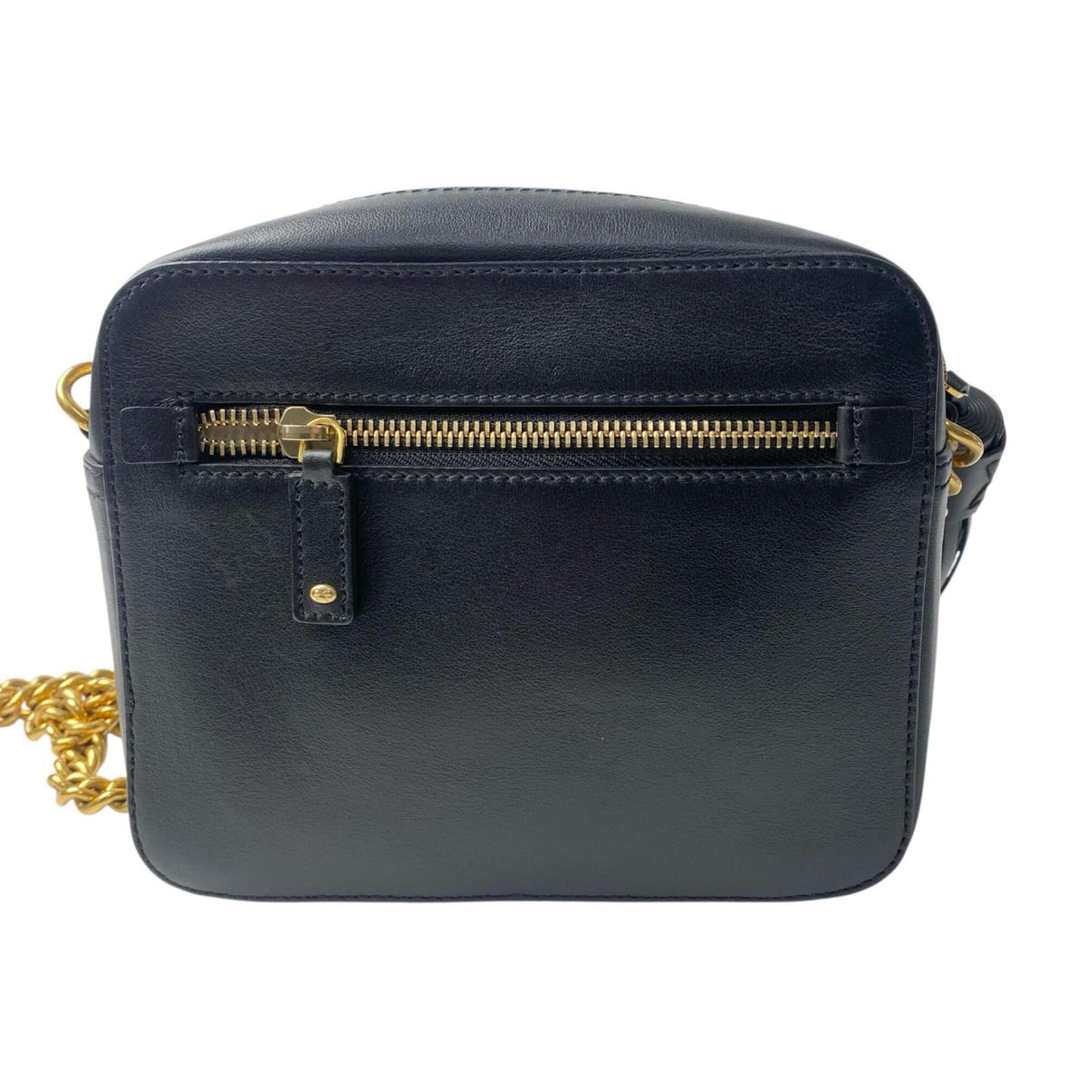 Anya Hindmarch Black Leather Shoulder Bag (Pre-Owned)
