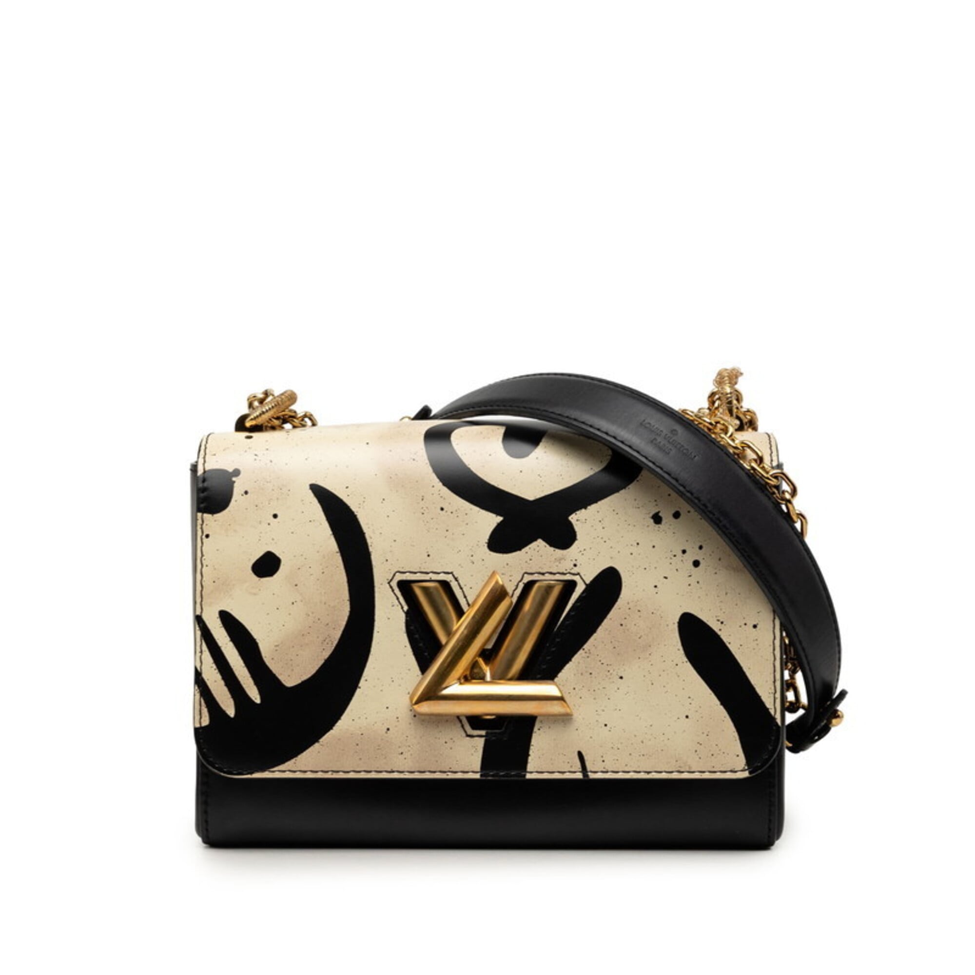 Louis Vuitton Black Ivory Pvc Leather Shoulder Bag (Pre-Owned)