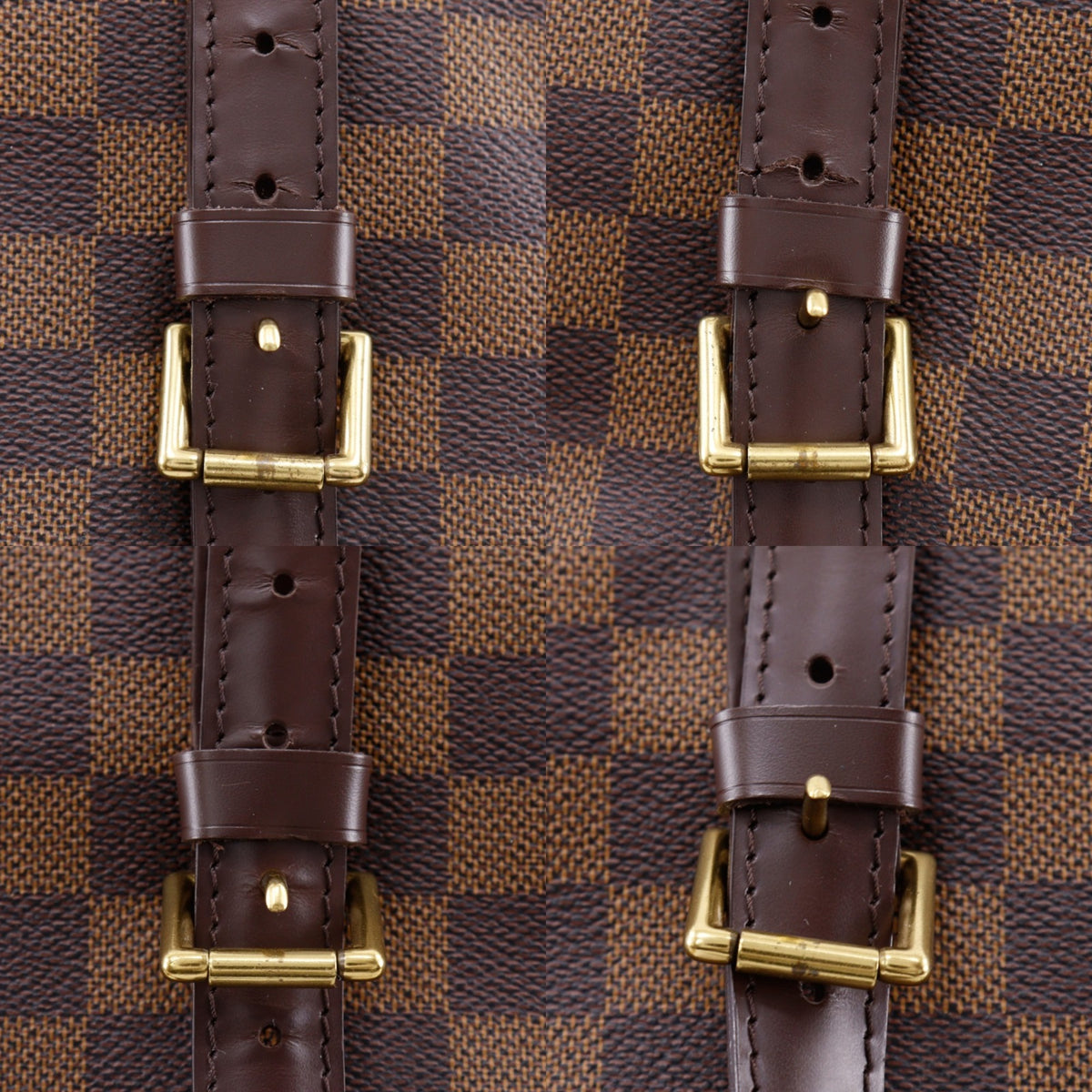 Louis Vuitton Brown Damier Canvas Tote Bag (Pre-Owned)