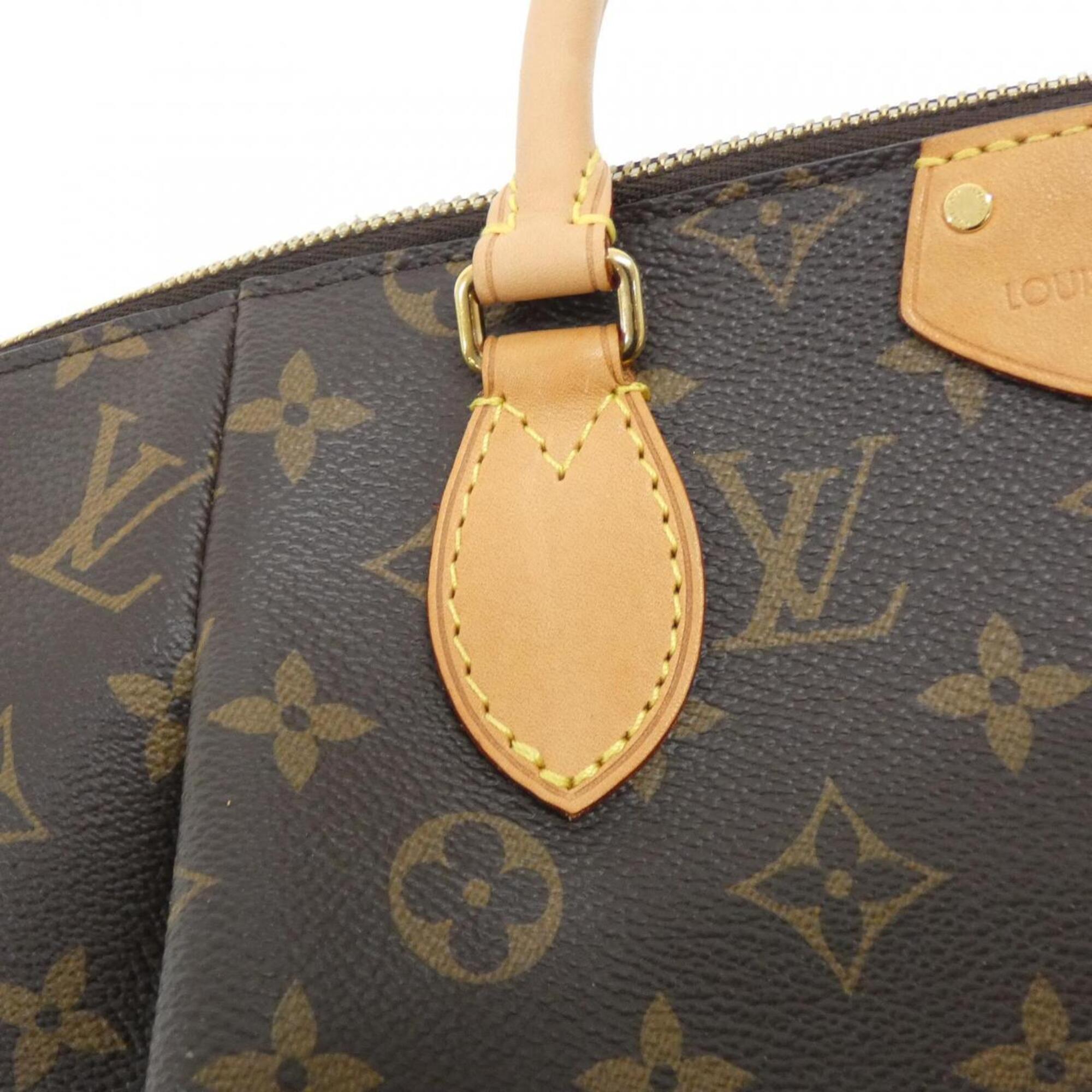 Louis Vuitton Marron Coated Canvas Handbag (Pre-Owned)