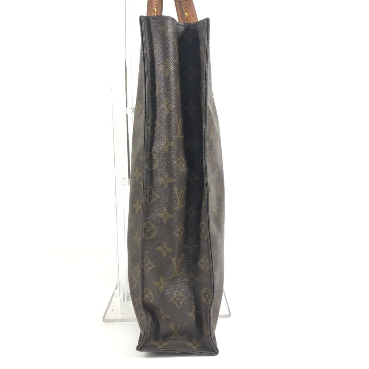 Louis Vuitton Brown Monogram Canvas Handbag Tote Bag (Pre-Owned)