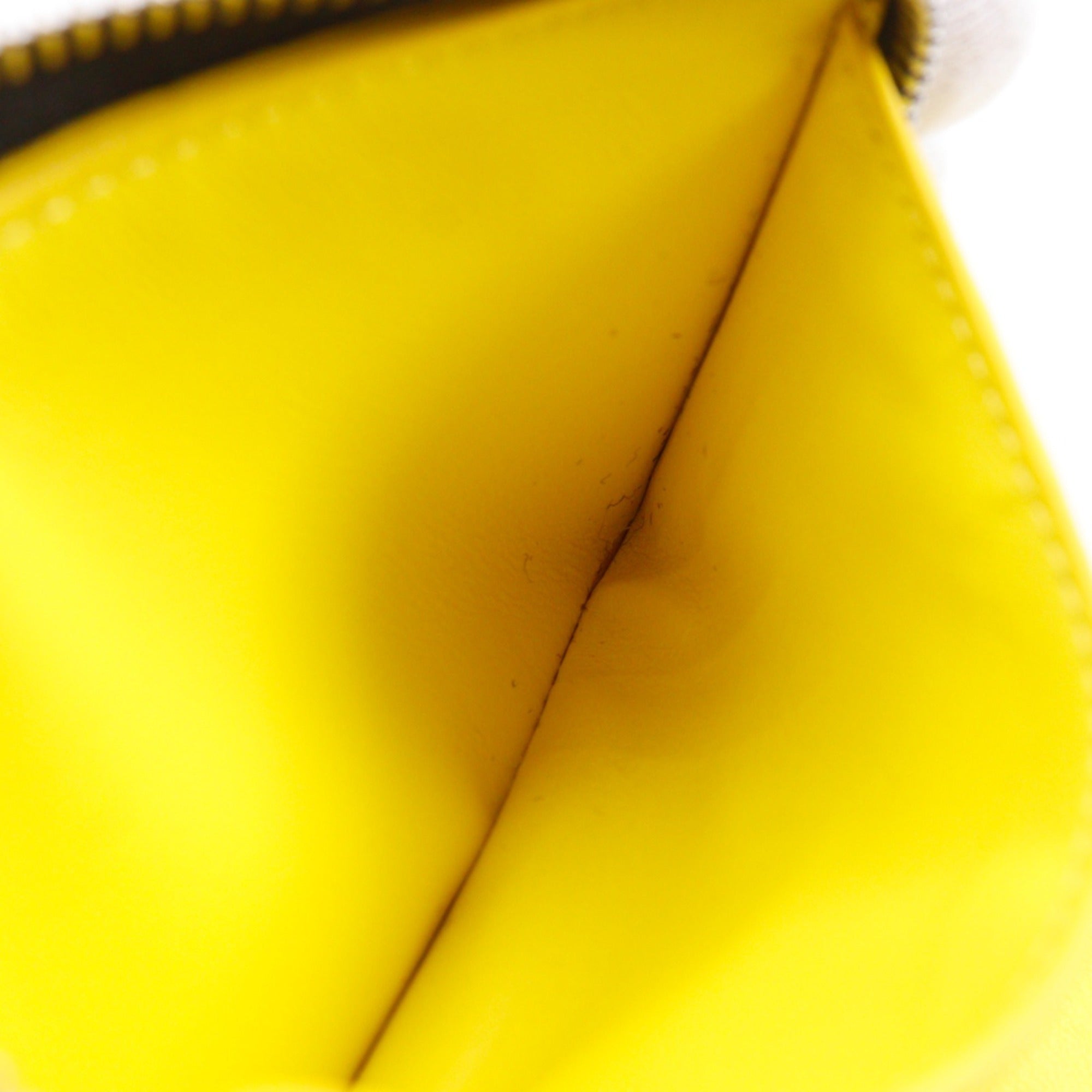 Celine Black Yellow Leather Wallet (Bi-Fold) (Pre-Owned)