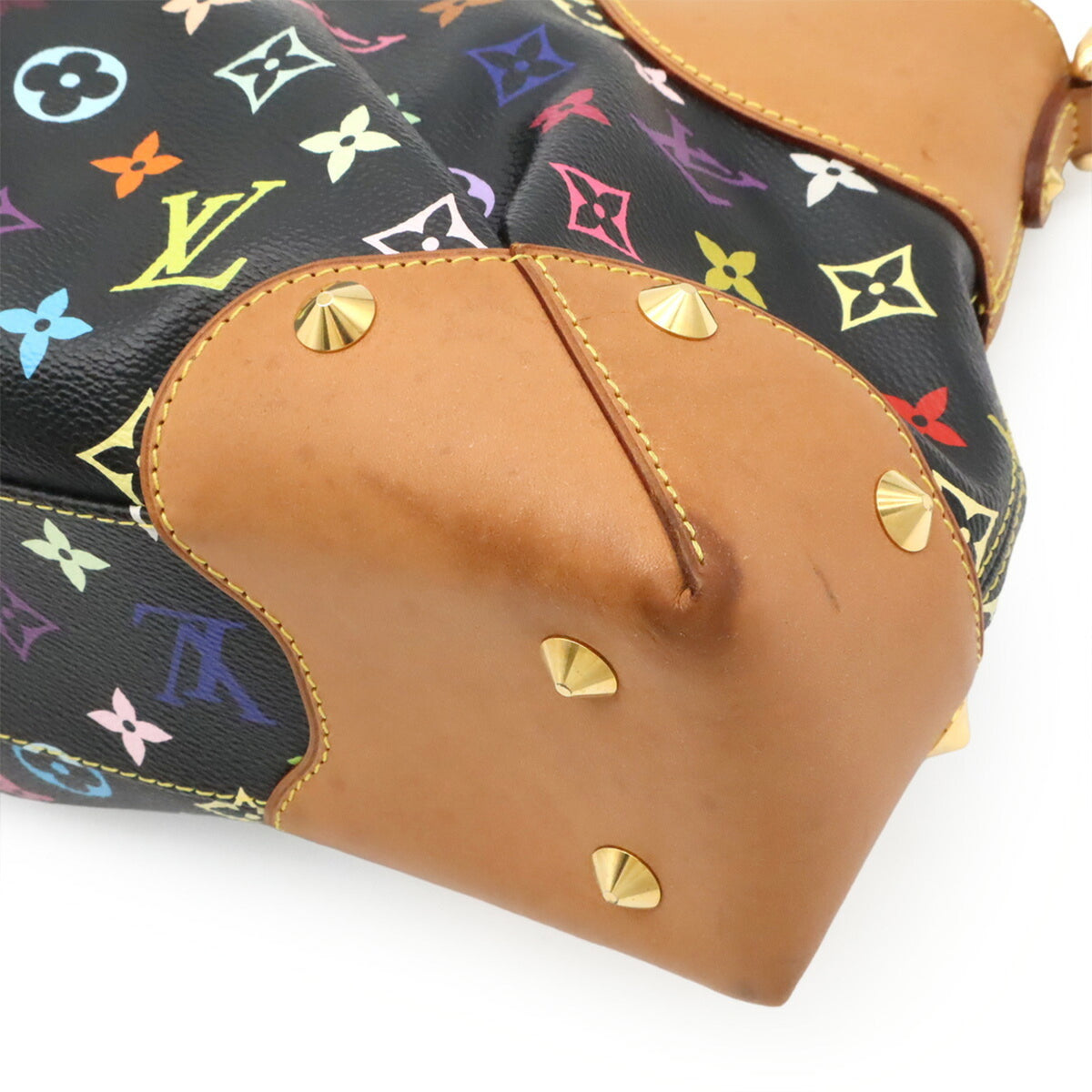 Louis Vuitton Black Monogram Multi-Color Noir Monogram Multicolore Handbag Shoulder Bag (Pre-Owned)