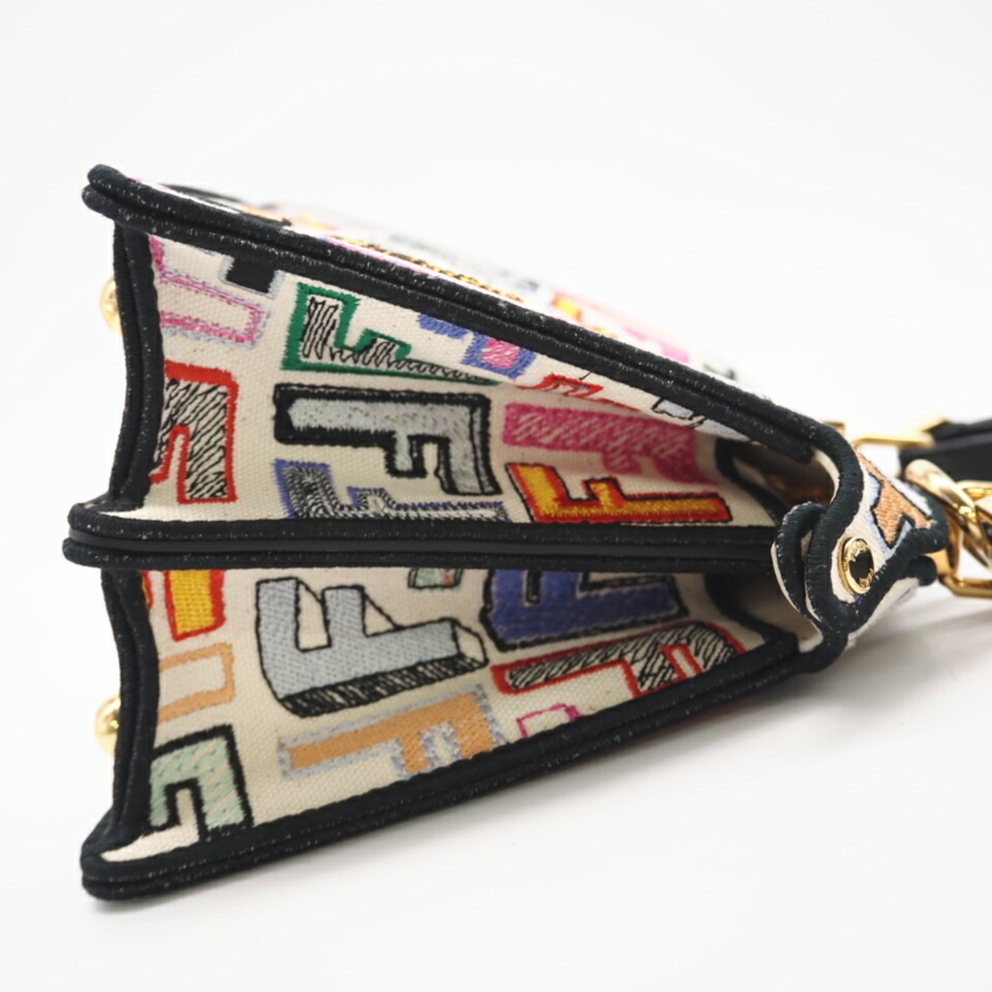 Fendi Multi-Color Canvas Handbag (Pre-Owned)